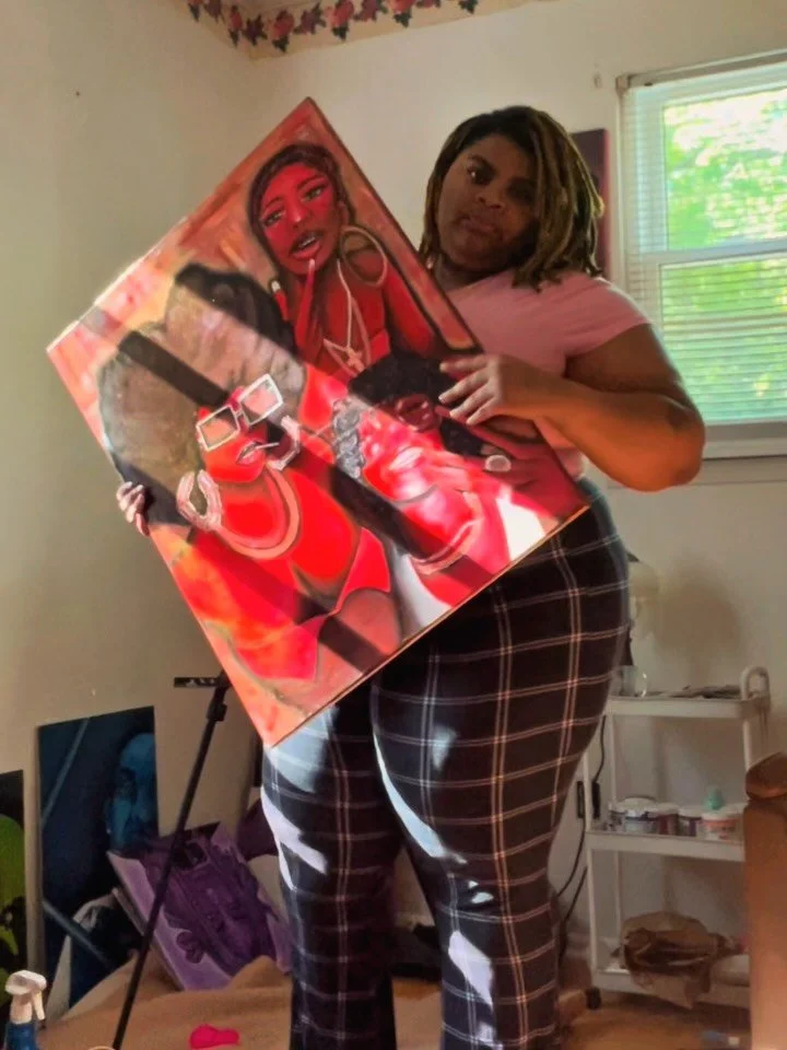 Trying to my HARDESTTTT to stay consistent on here, it&rsquo;s actually just hard to keep my &ldquo;personal page&rdquo; and my &ldquo;art page&rdquo; separate just due to the fact, nigga! Im art, art is me fr like this is who i am😭❤️&zwj;🔥 just wa