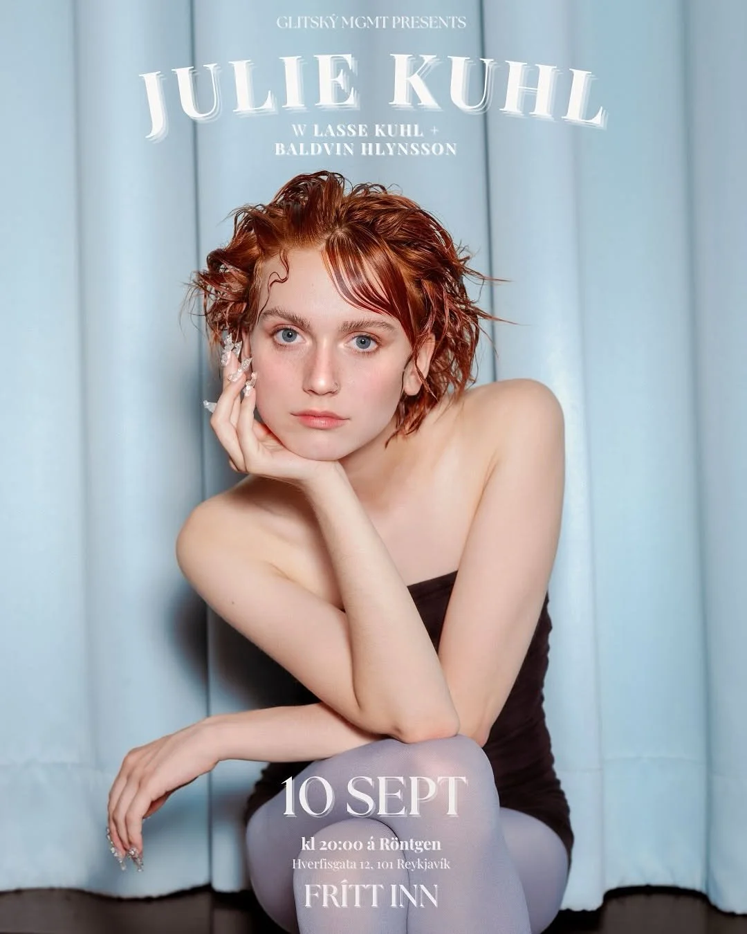 Baldvin Hlynsson hosts Julie Kuhl for an Intimate GLITSKÝ Session in Reykjavík 