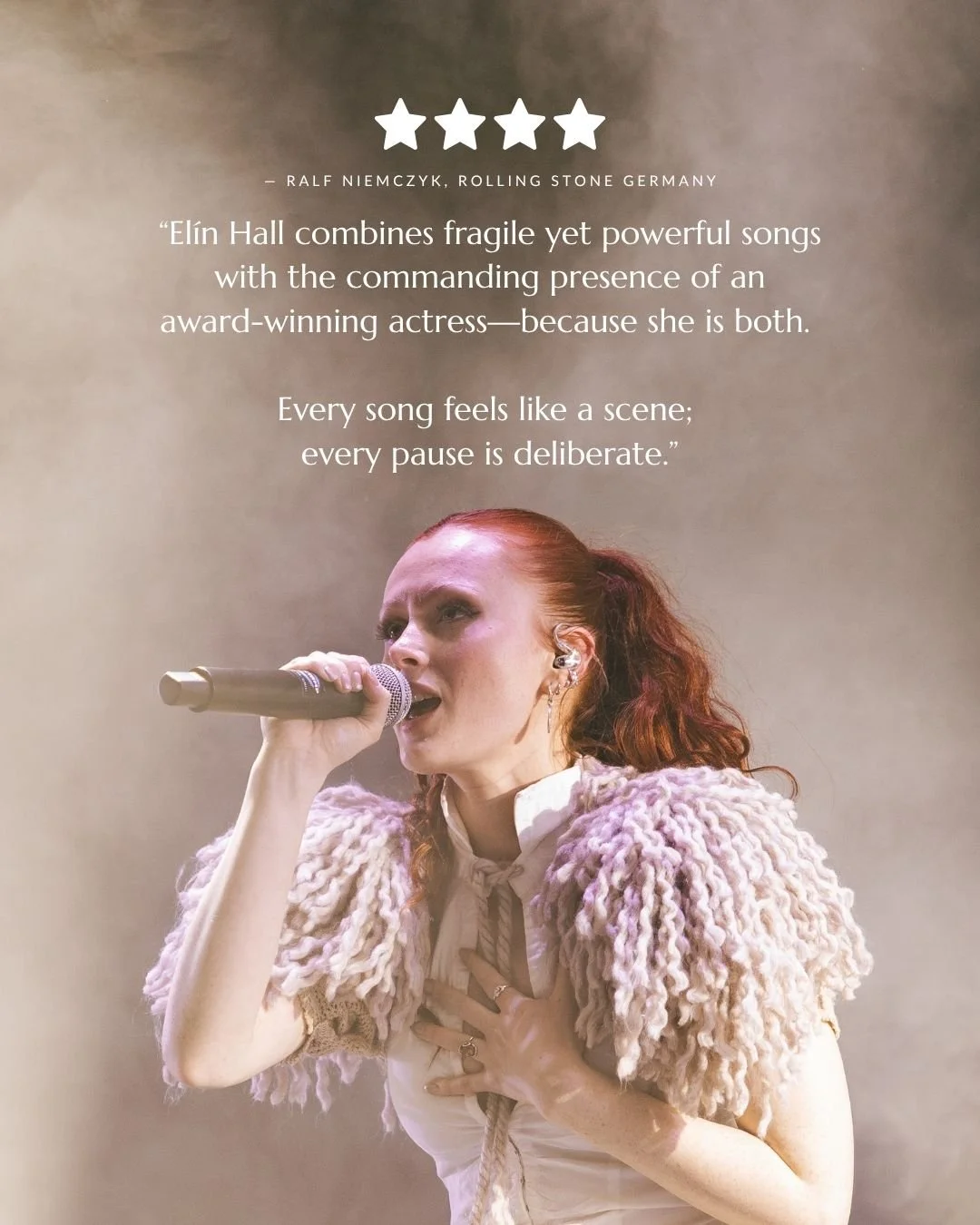 Read Rolling Stone Germany’s ⭐️⭐️⭐️⭐️ of Elín Hall’s 2026 Eurosonic Performance  