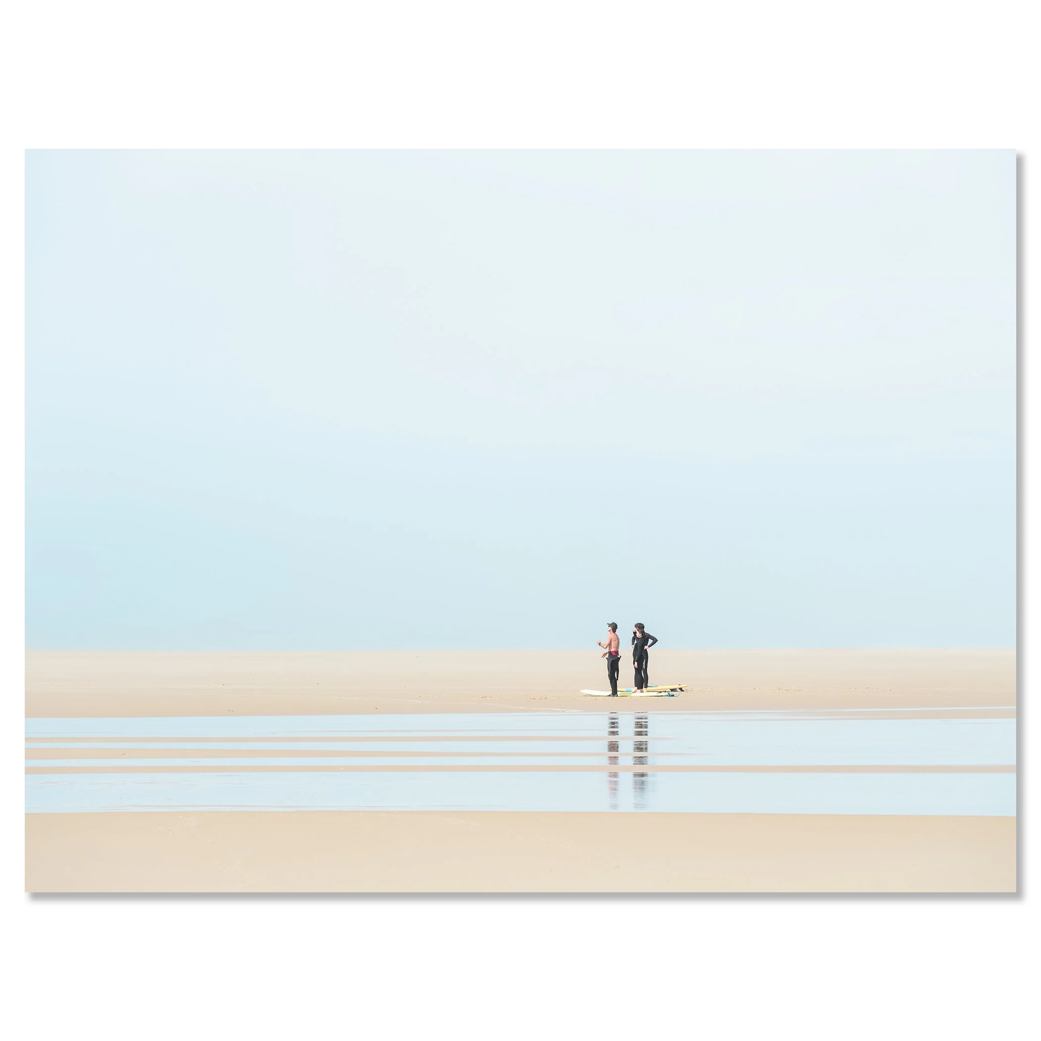 Wave Watcher, Study 1 – France, frameless colour photograph mounted on aluminium Dibond. Photo by Gerald Berghammer.