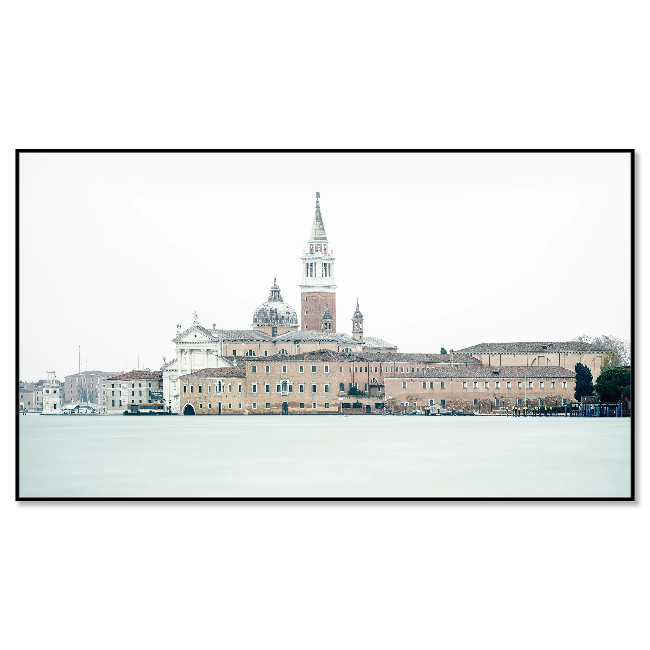 View of Venice, Panorama Study 5 – colour photograph on Dibond in a black aluminium ArtBox. Photo by Gerald Berghammer.