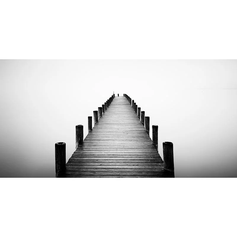 Pier on misty Lake Panorama Study 1 – Austria | Gerald Berghammer