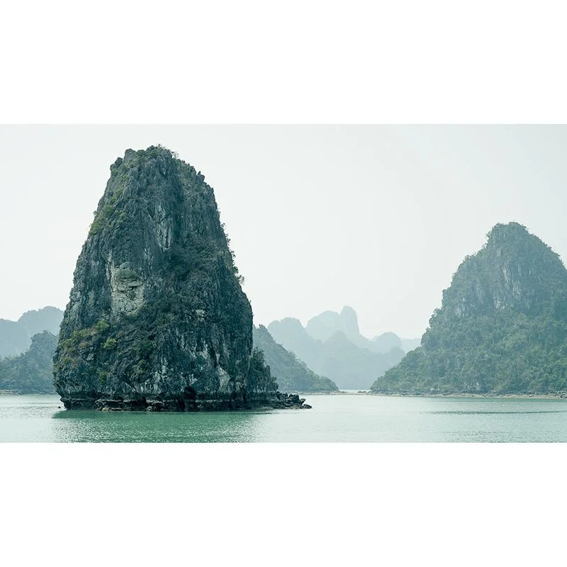 Gerald Berghammer - Green Limestone Cliffs Study 1, La Hong Bay, Vietnam