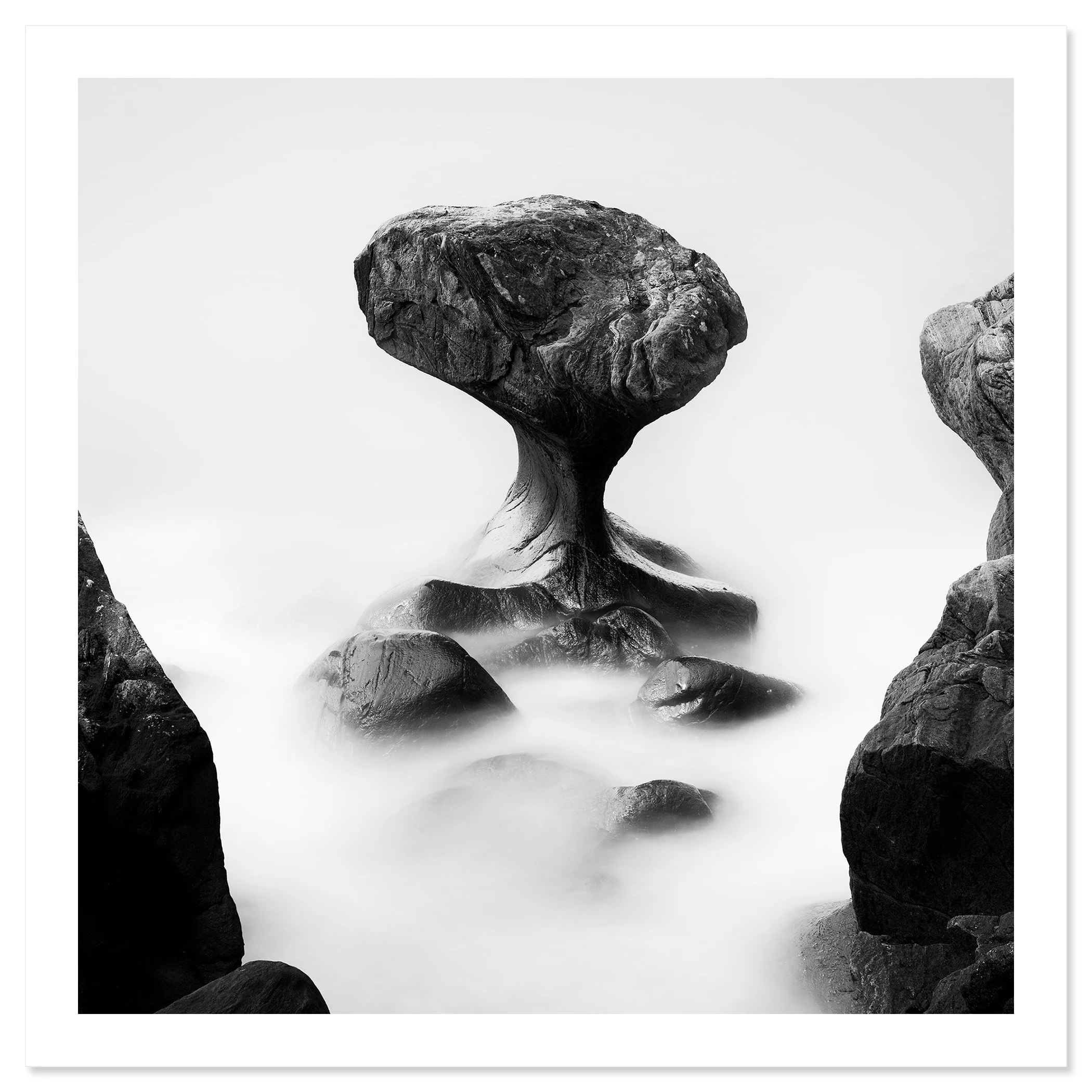 Attracted by the Sea Study 2 archival pigment print with white border by Gerald Berghammer, Kannesteinen, Norway.
