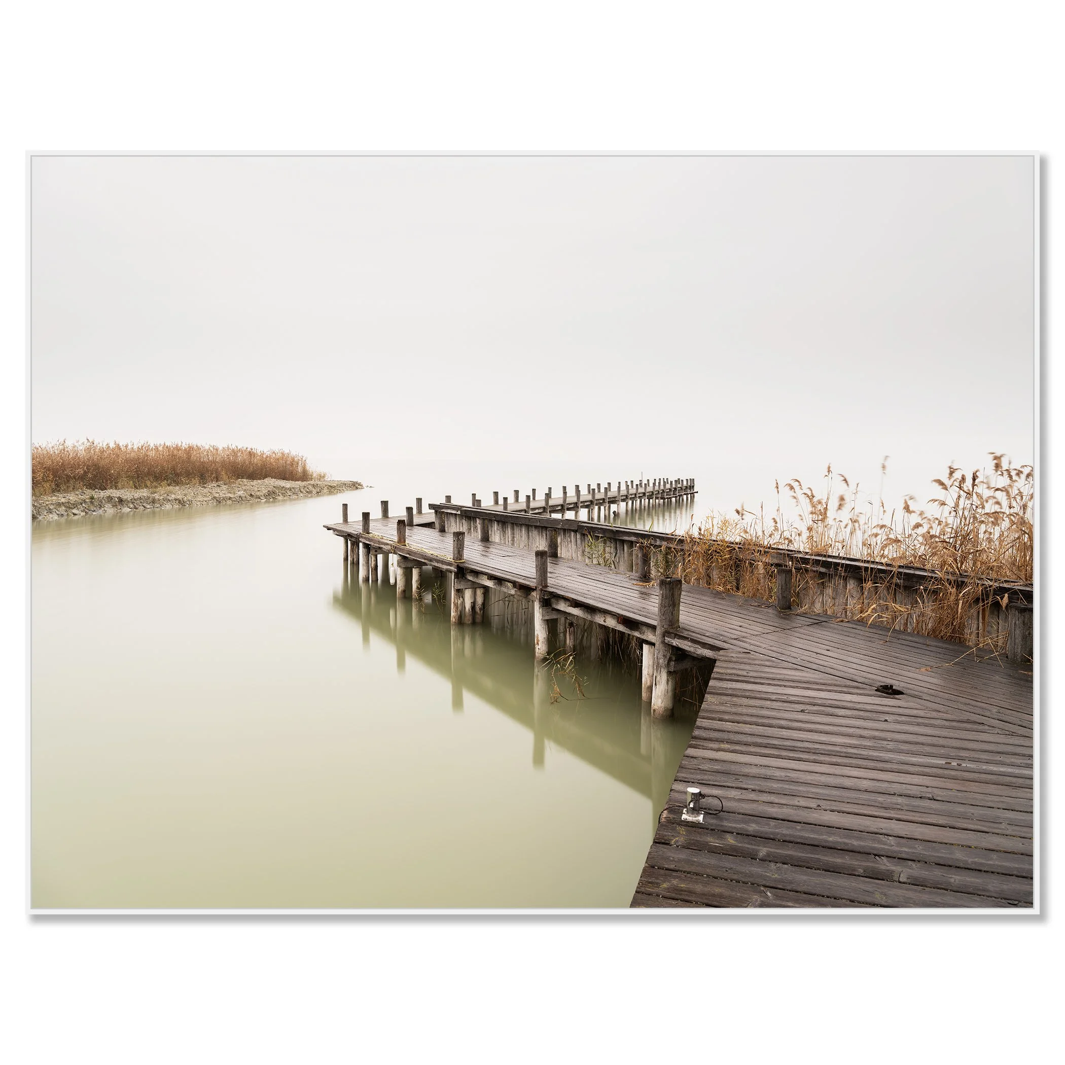 Silent Lake, Study 2 – Austria, colour photograph in a white aluminium ArtBox frame.