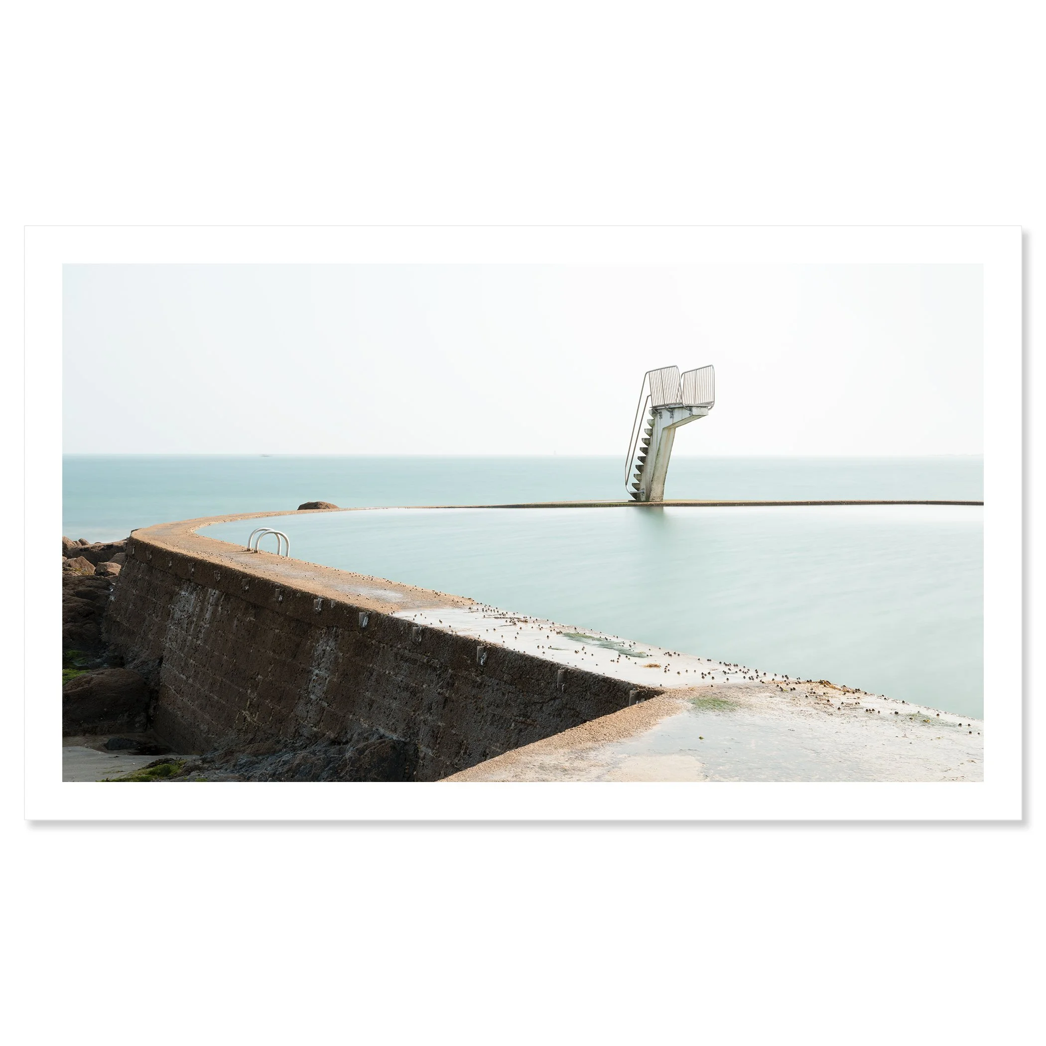 Seawater Swimming Pool, Study 1 as a colour fine art print only on Baryta paper, photo by Gerald Berghammer.
