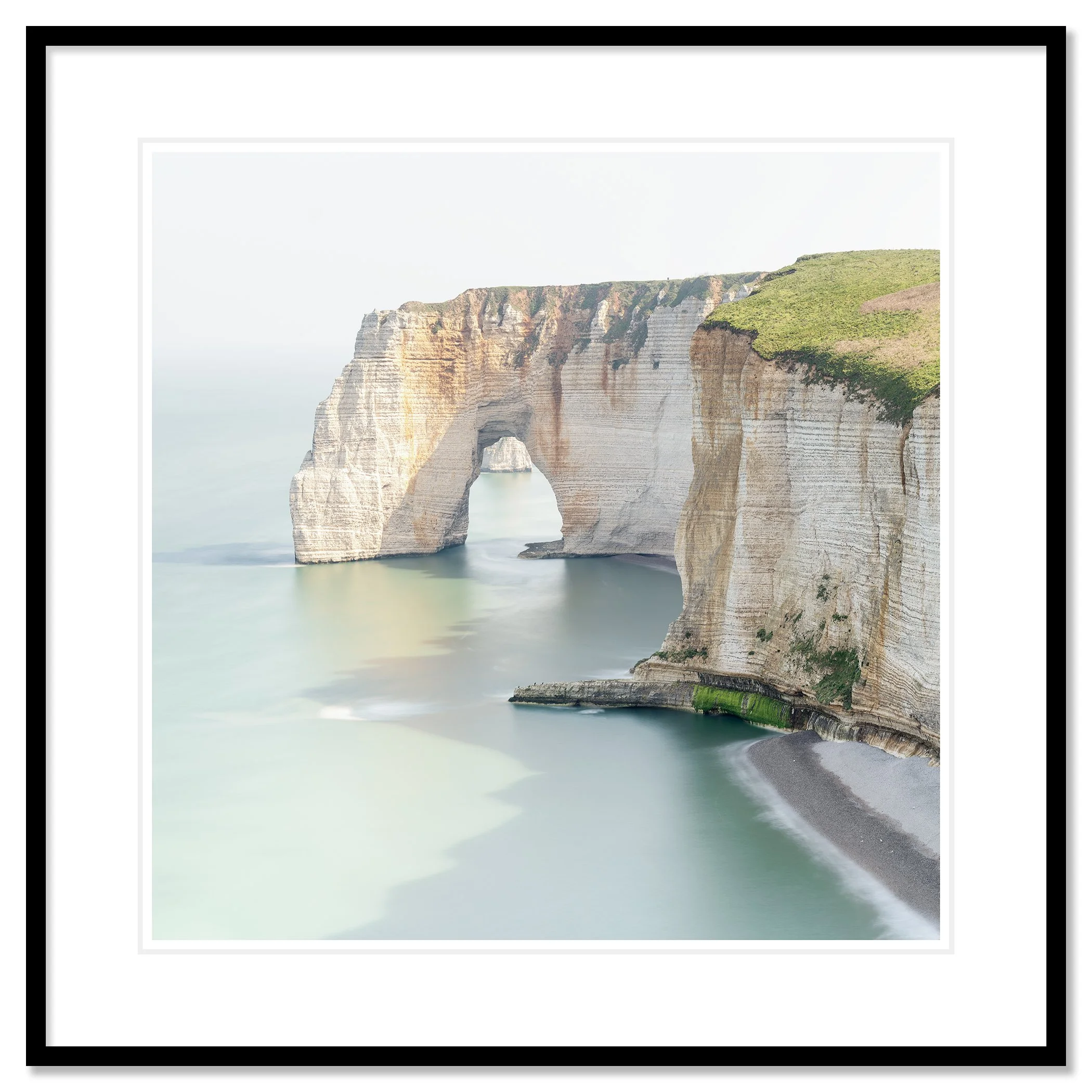 Alabaster Coast, Study 3 – archival pigment print in a black aluminium frame with a white mount.