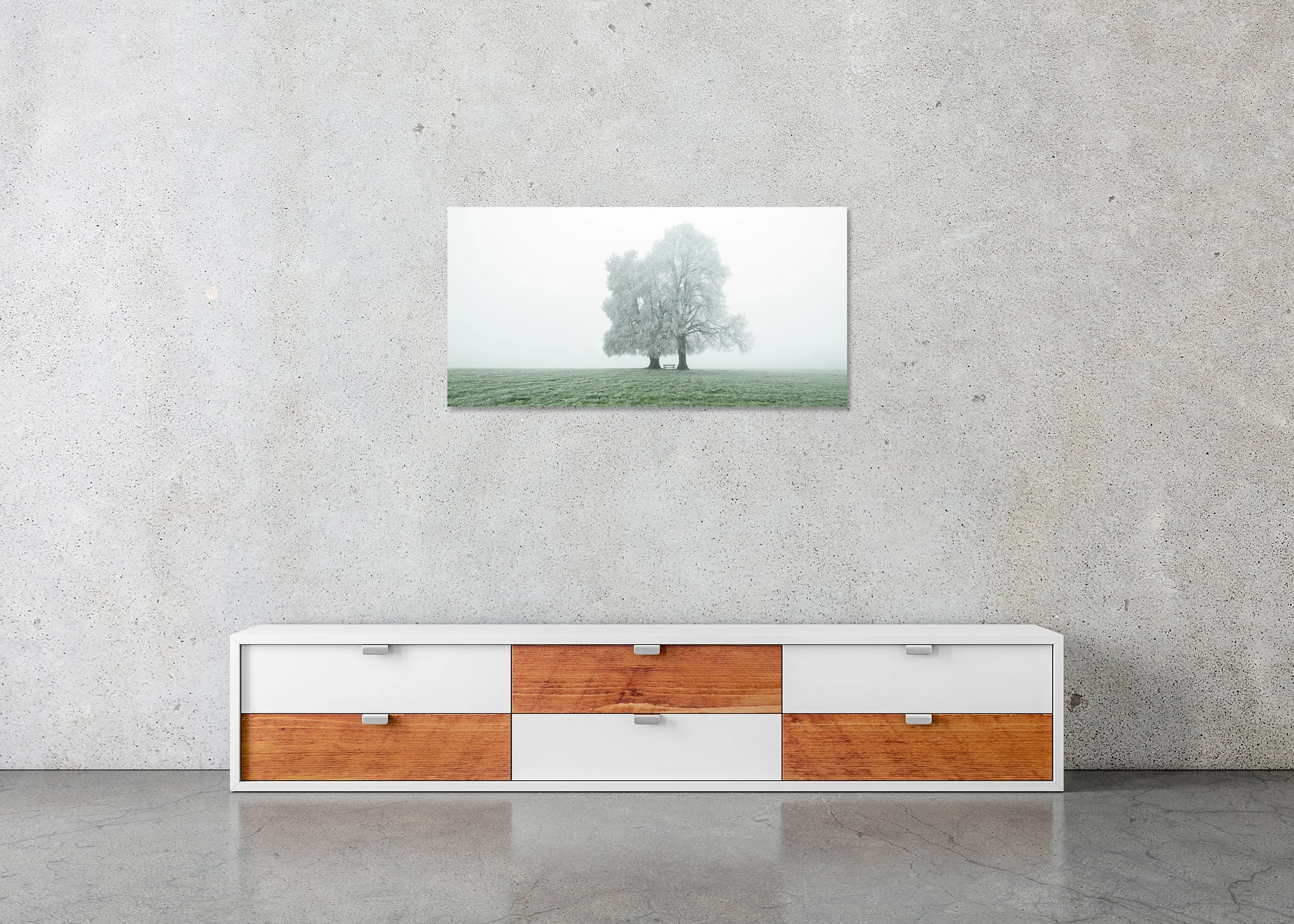 Place to Linger, Panorama Study 1 – Austria, frameless colour photograph mounted on aluminium Dibond.