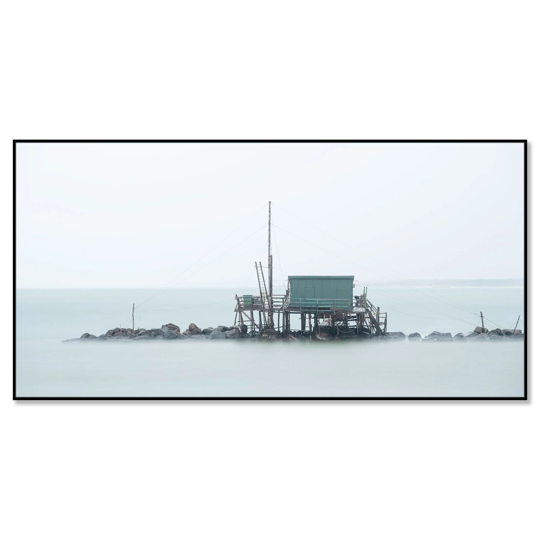 Retoni, Study 1 – panoramic colour photograph displayed in a black aluminium ArtBox frame.