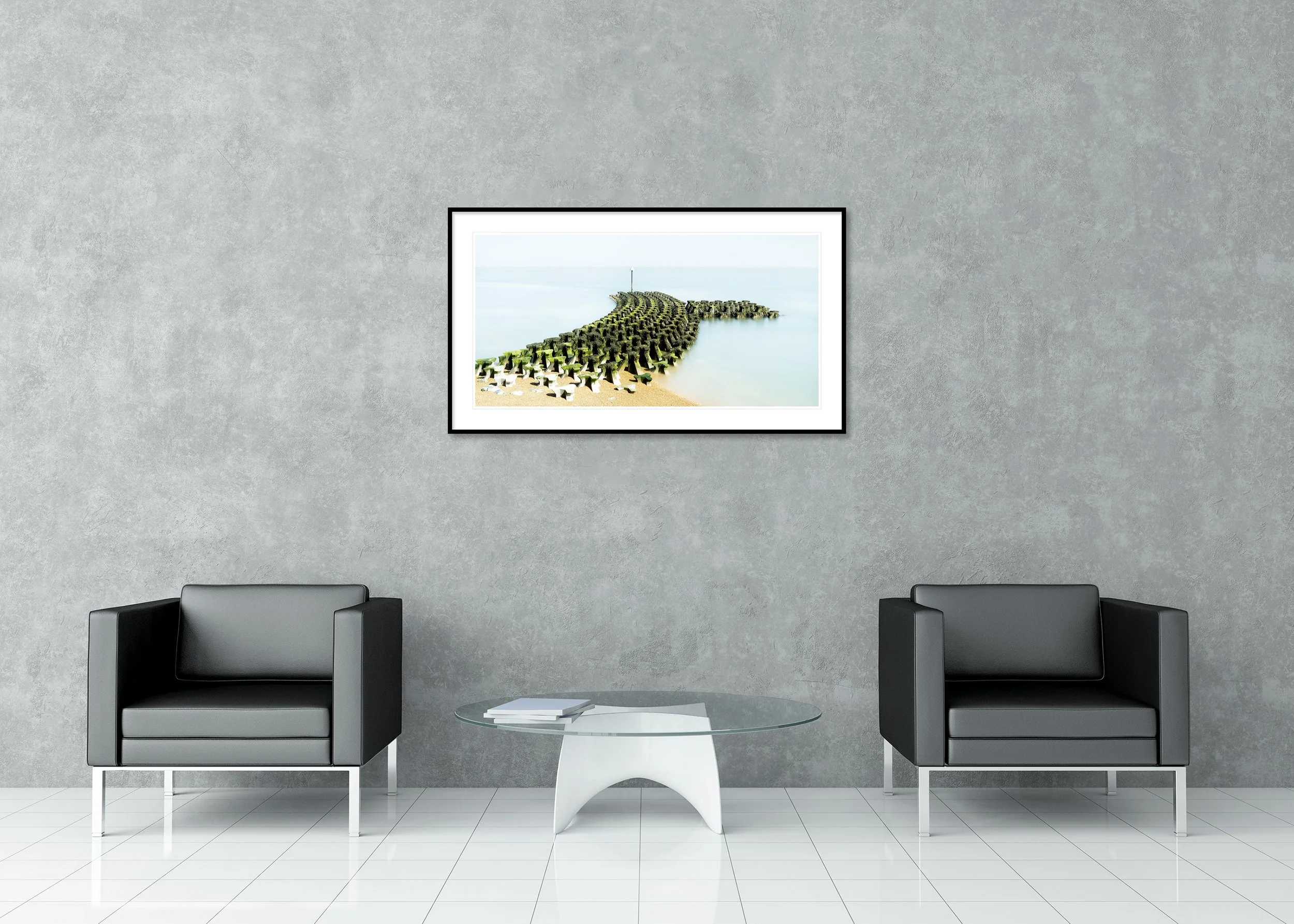 Cobbold’s Point, Colour Study 1 – colour archival pigment print in an aluminium frame with a white mount.
