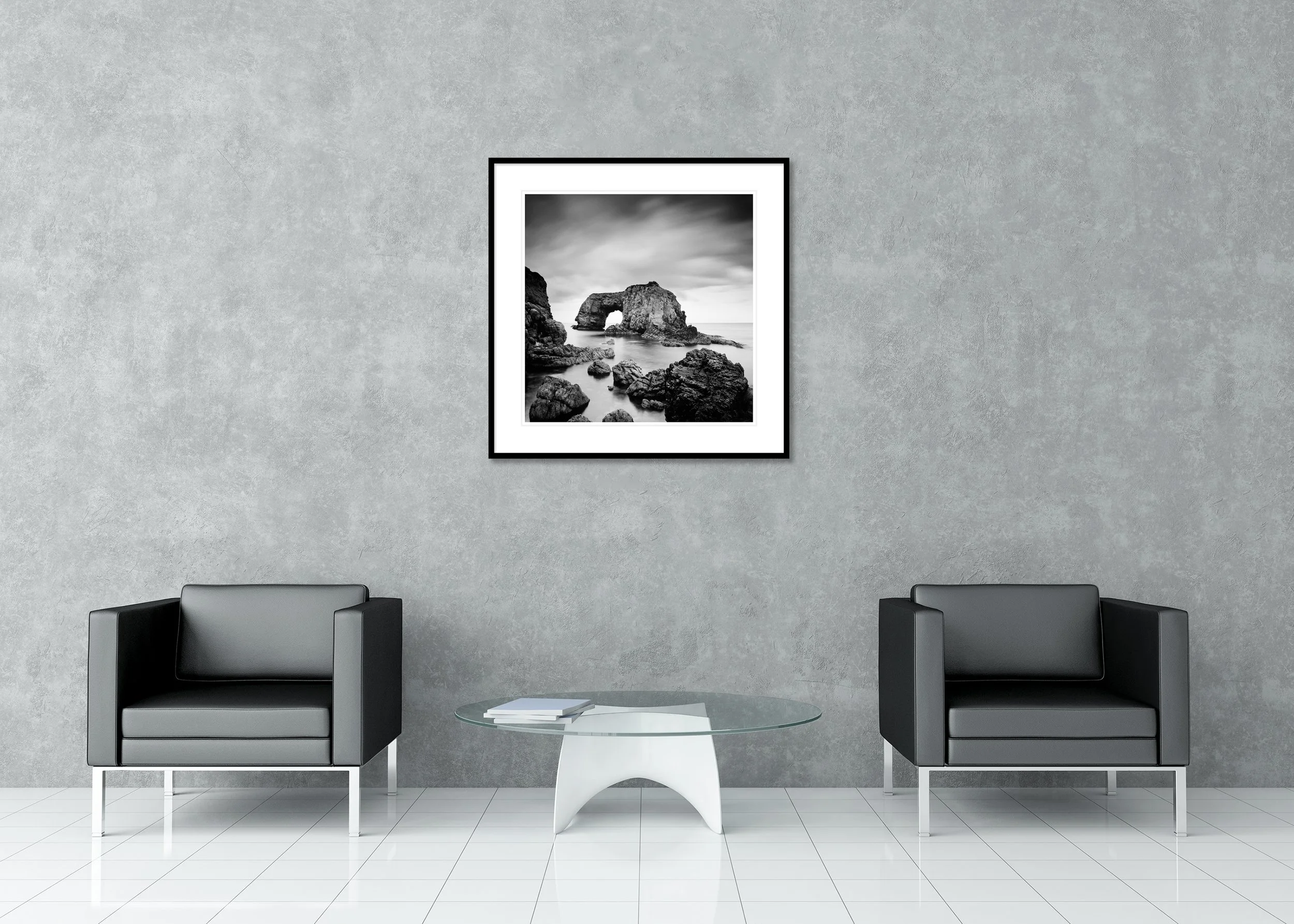Great Pollet Sea Arch, Ireland, archival pigment print with white mount in a classic frame wall preview