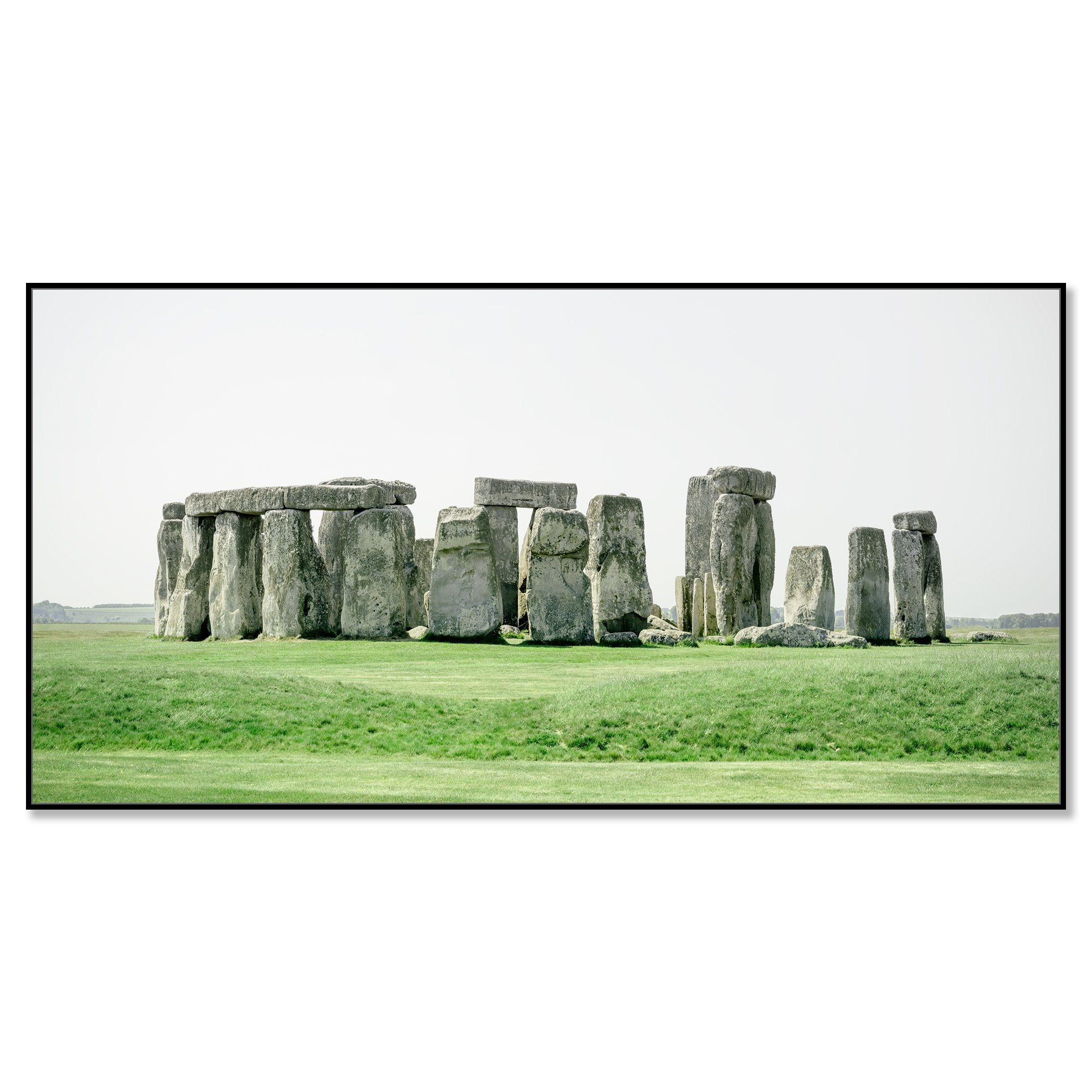 Stonehenge, Panorama Study 1 – colour photograph on aluminium Dibond in a black ArtBox frame. Photo by Gerald Berghammer.