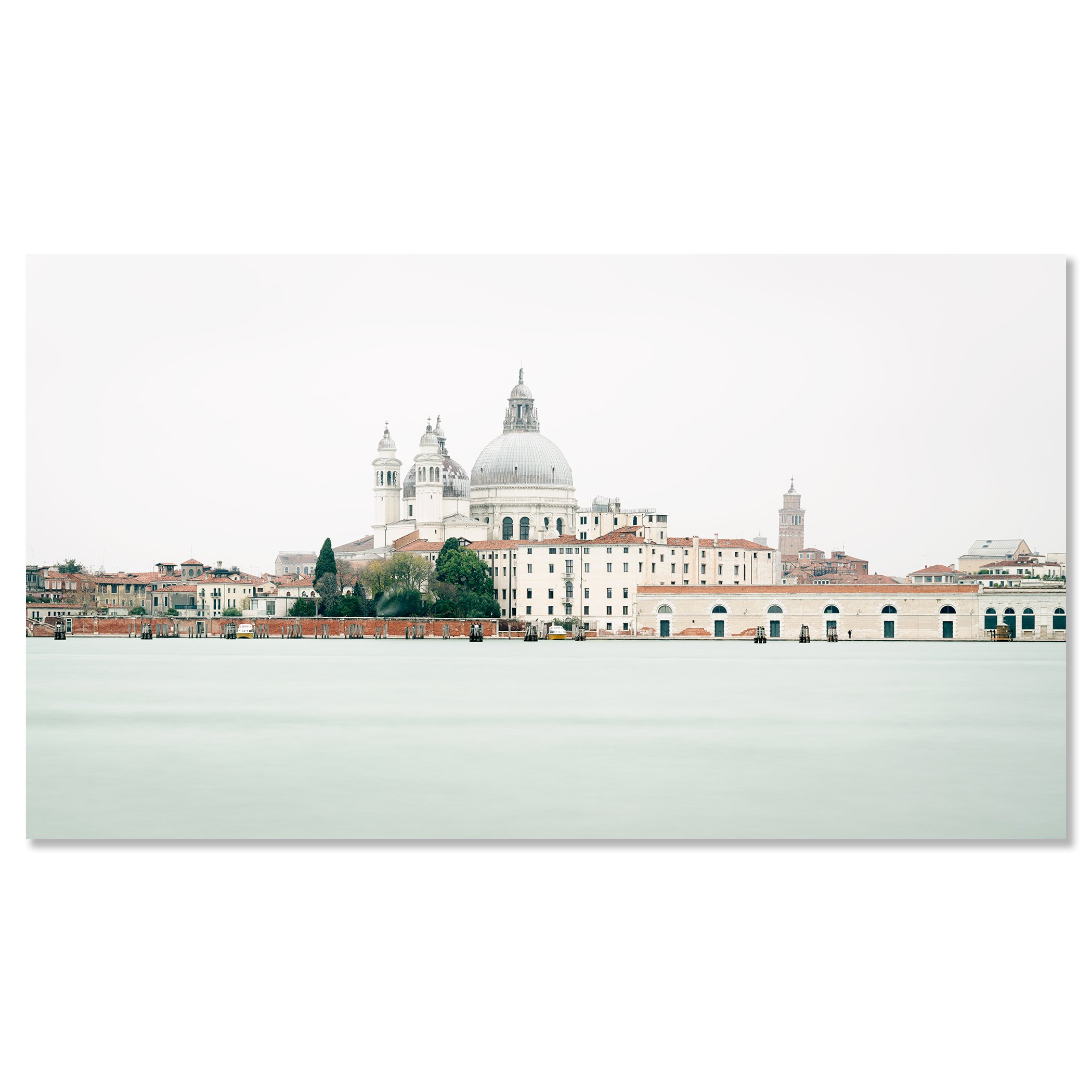 View of Venice, Panorama Study 2 – frameless colour photograph mounted on aluminium Dibond. Photo by Gerald Berghammer.