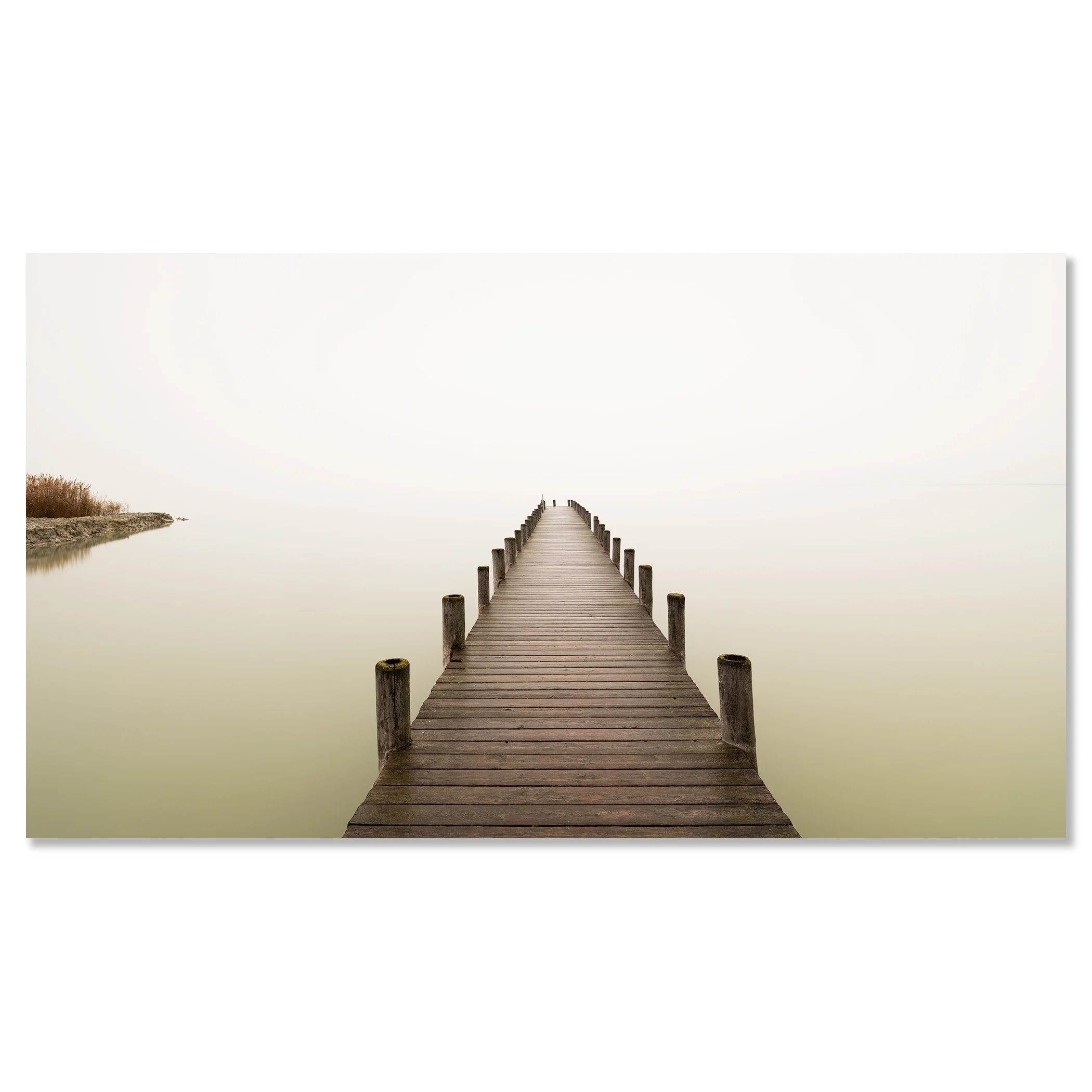 Silent Lake, Panorama Study 1 – frameless ChromaLuxe aluminium print by Gerald Berghammer.