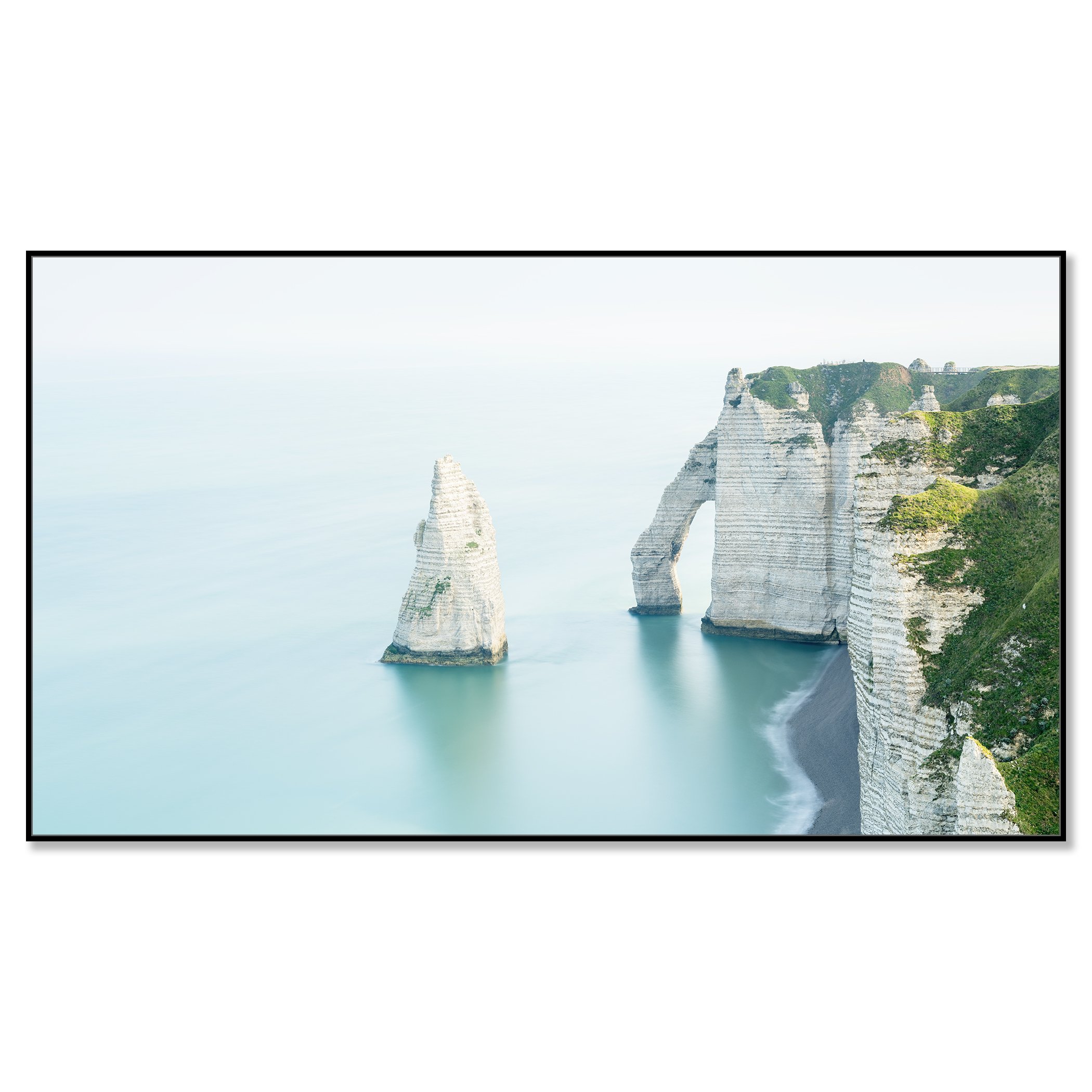 White Cliffs, Panorama Study 1 – colour photograph on Dibond in a black aluminium ArtBox. Photo by Gerald Berghammer.