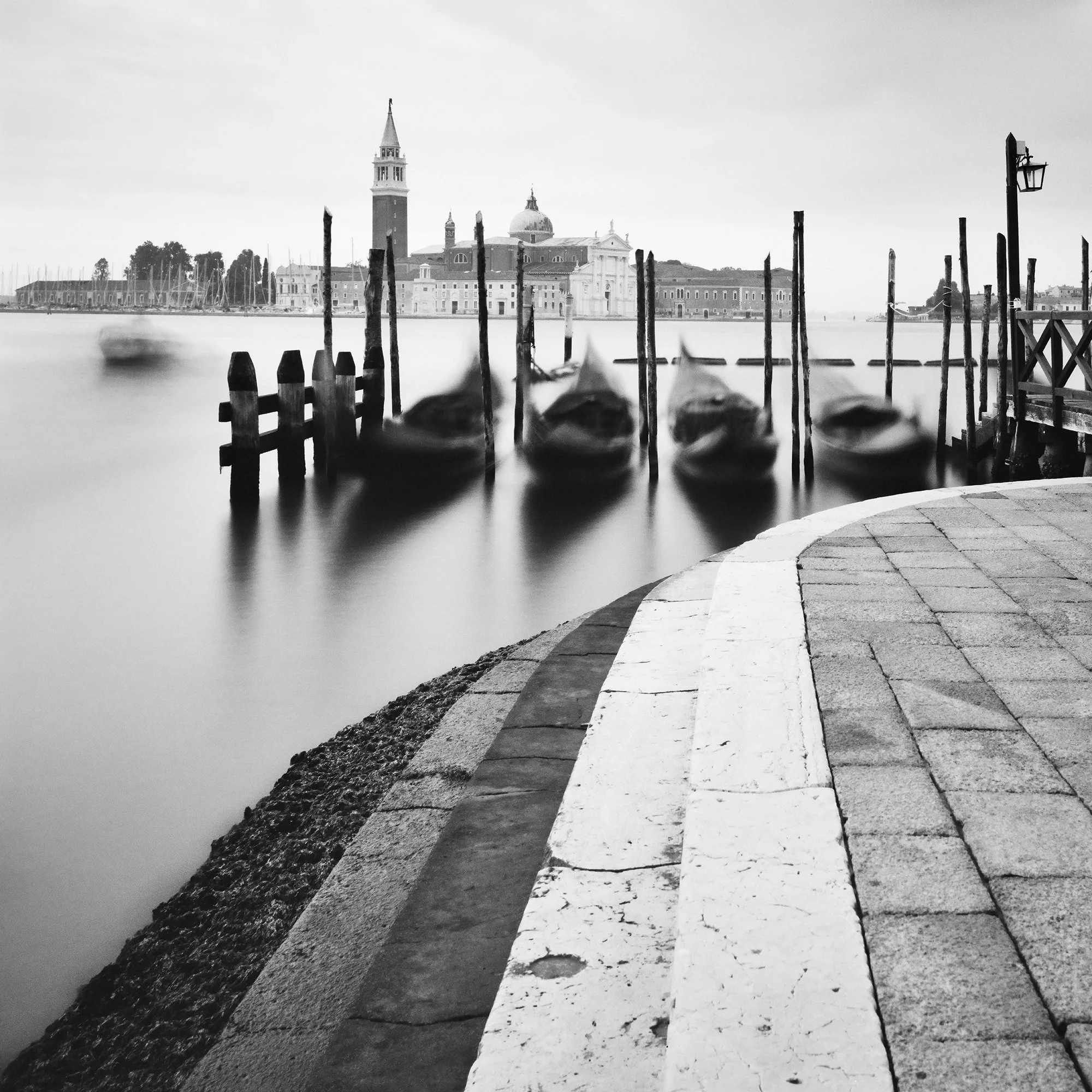Close-up detail of Basilica di San Giorgio Maggiore Study 2 black-and-white fine art print