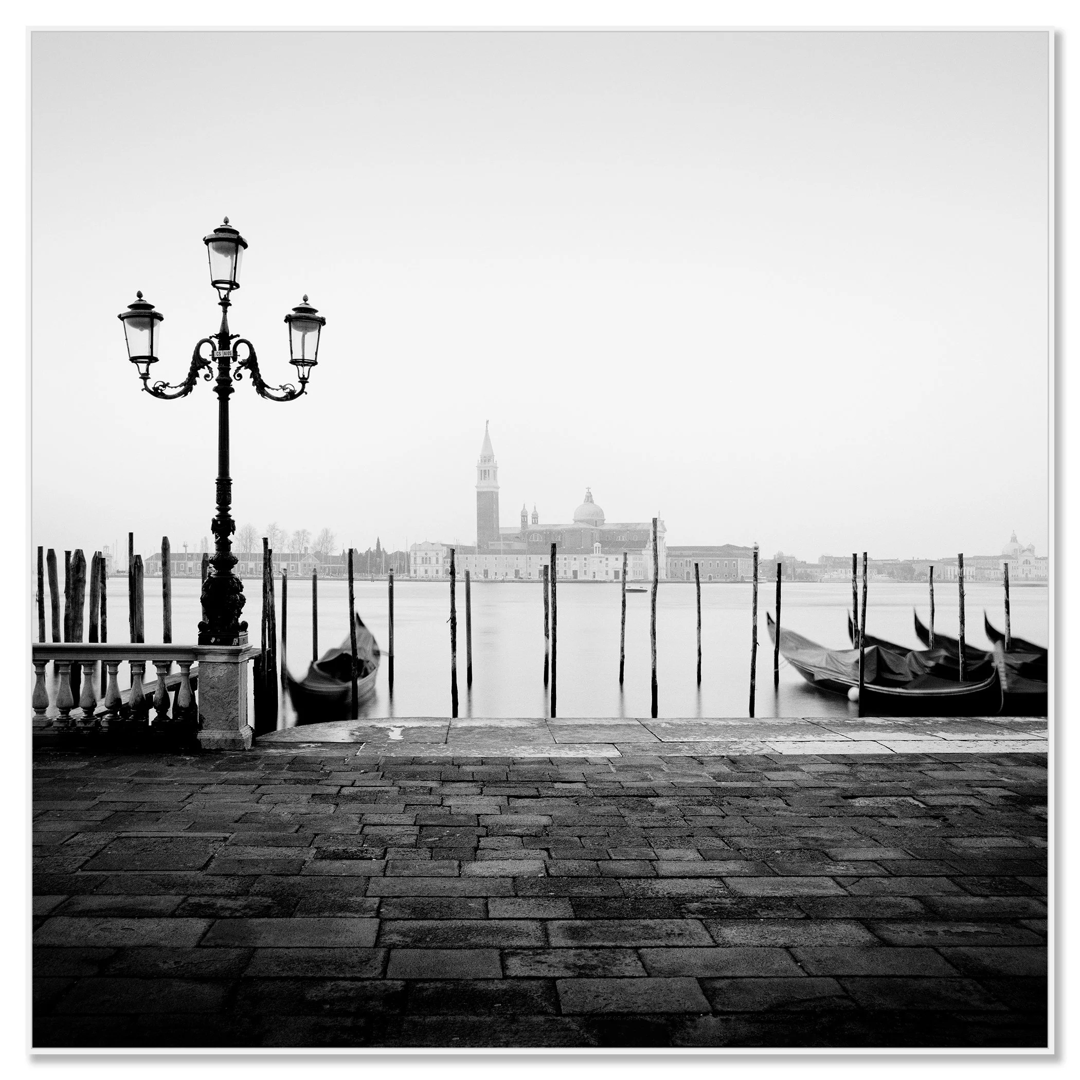 More Free Space – Venice mounted on Dibond in a white aluminium ArtBox frame