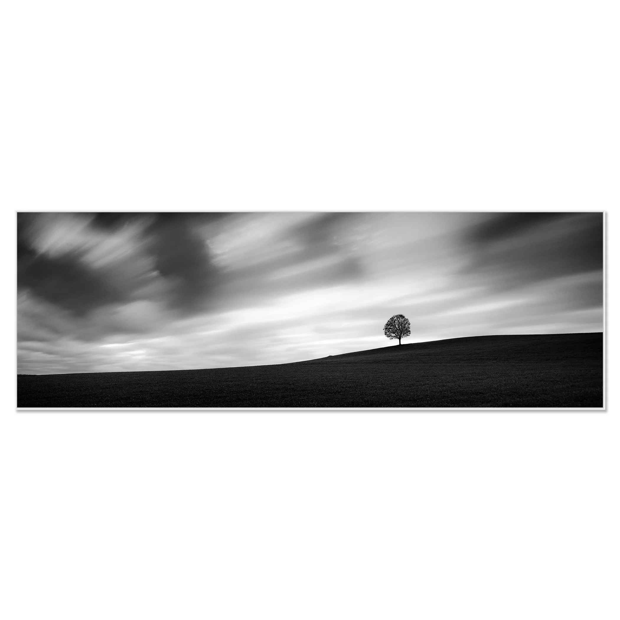 Turbulent Times Panorama Study 1 by Gerald Berghammer, archival pigment print in a black aluminium frame with white mount.