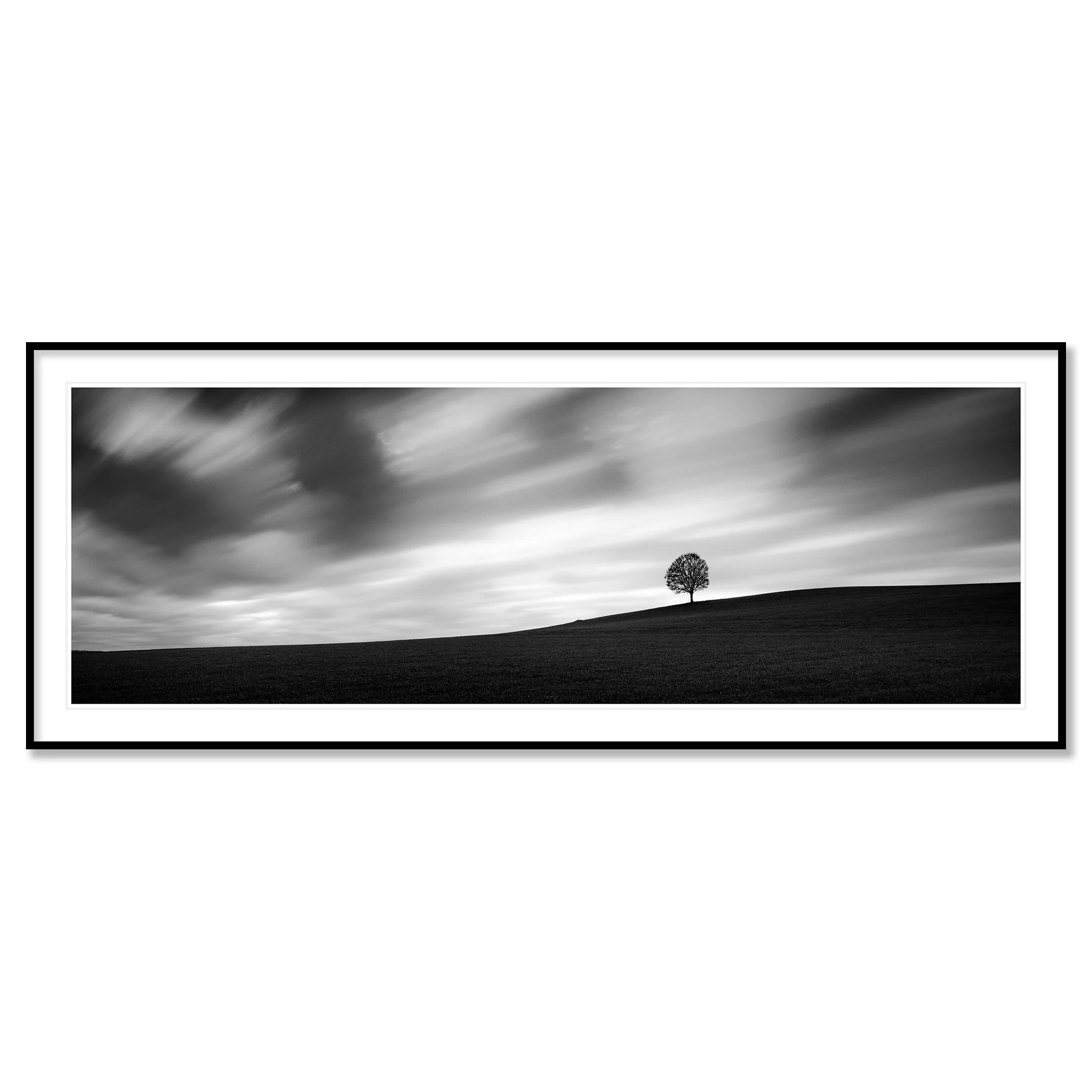 Turbulent Times Panorama Study 1 by Gerald Berghammer, archival pigment print in a black aluminium frame with white mount.