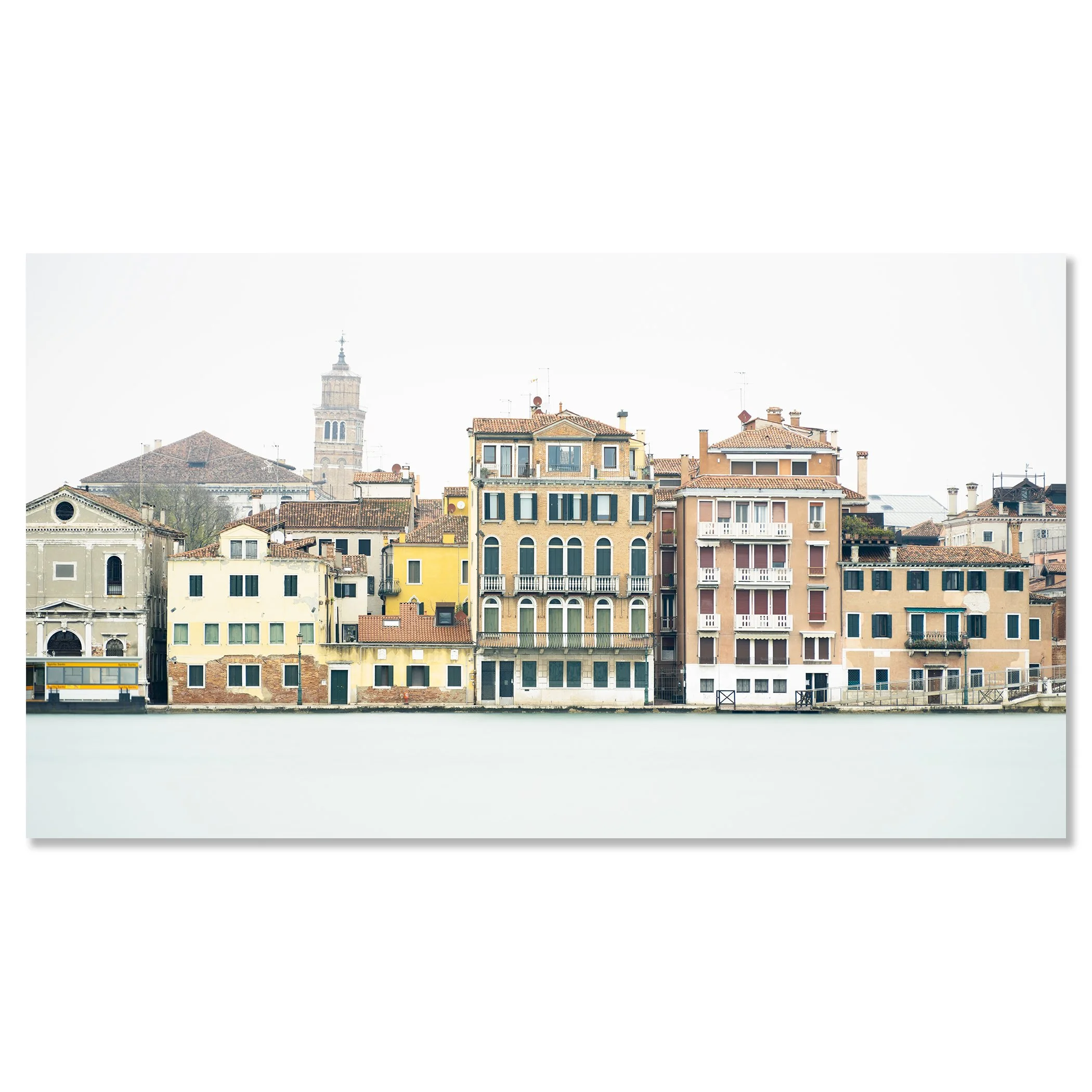 View of Venice, Panorama Study 6 – frameless colour photograph on aluminium Dibond. Photo by Gerald Berghammer.