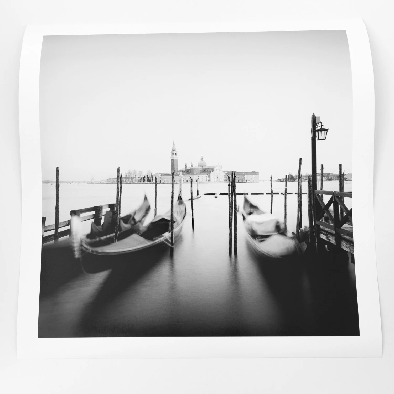 Original archival pigment print of Basilica Study 2, Venice by Gerald Berghammer on Hahnemühle Photo Rag Baryta paper with a white border.