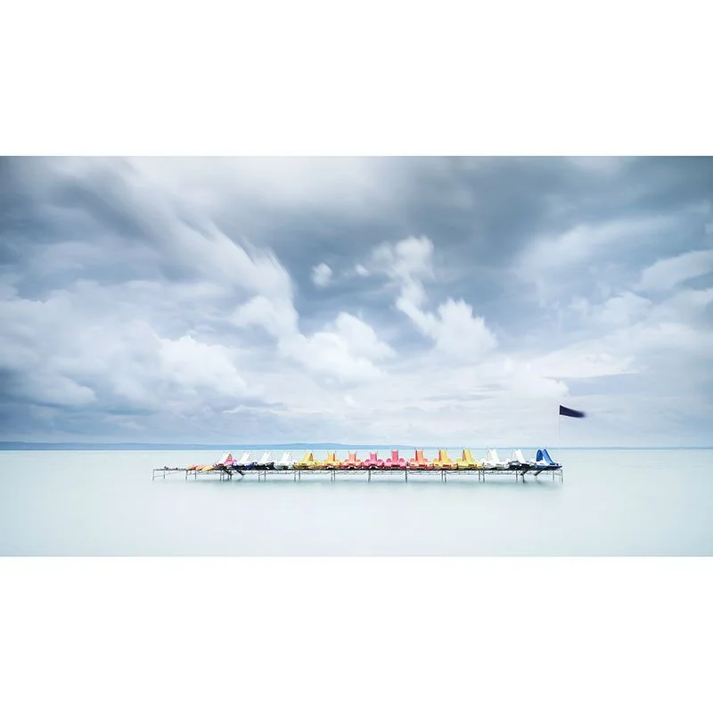 Gerald Berghammer - Pedal Boat Color Study 3, Balaton, Hungary