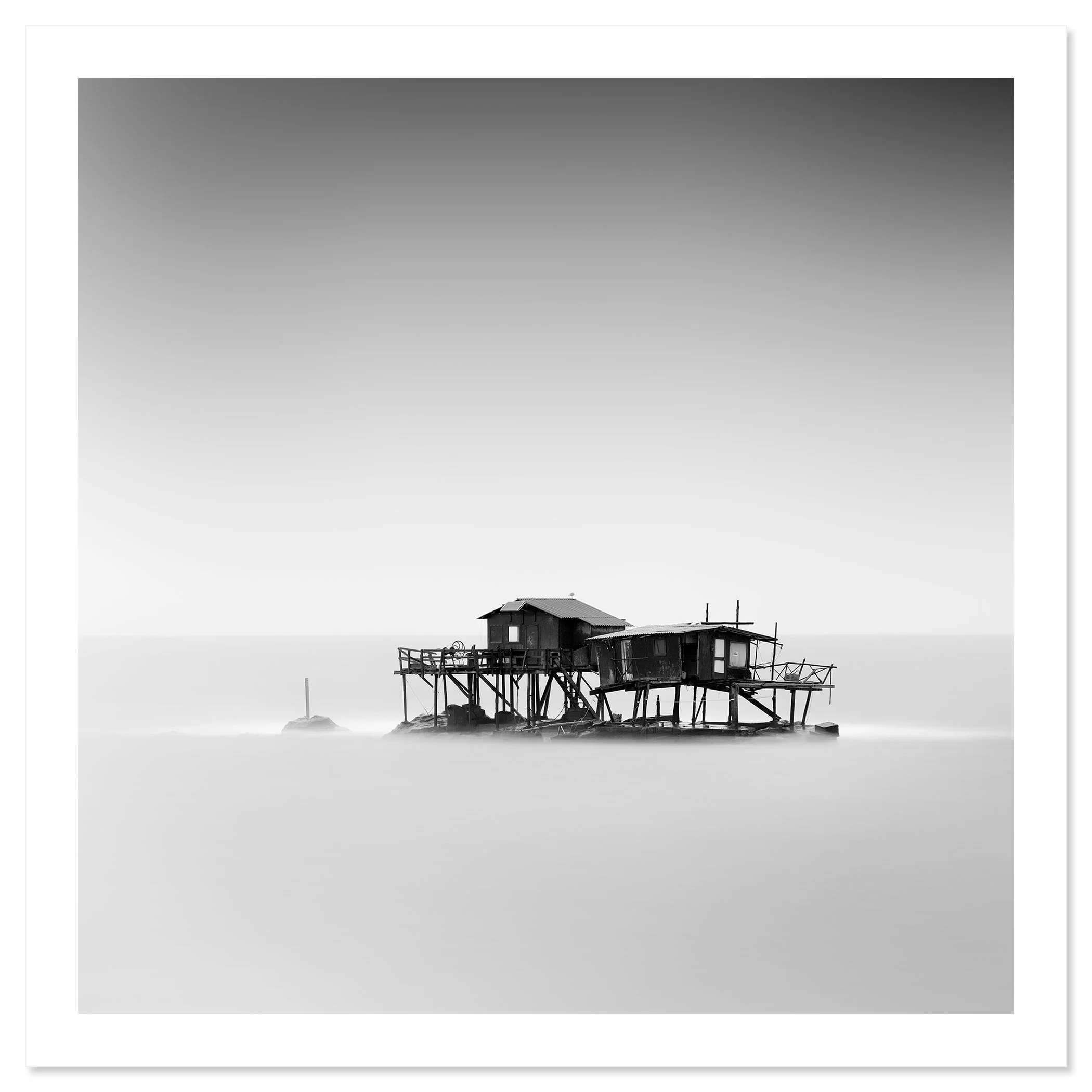 Marina di Pisa Study 1 as an archival pigment fine art print with a white border by Gerald Berghammer.