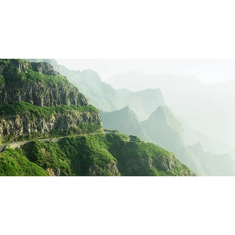 Gerald Berghammer - Green Hills in Morning Light Study 1, Portugal