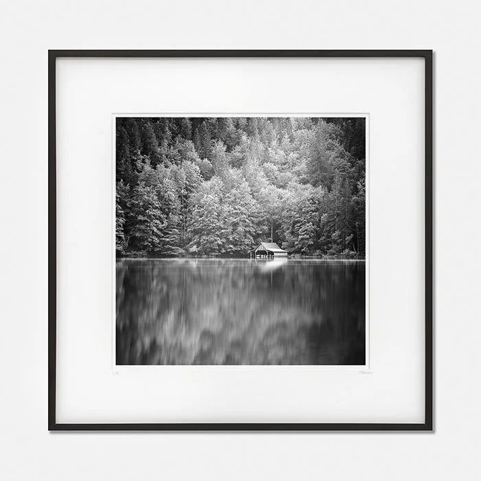 Boat House at Mountain Lake, Austria, Edition 1/9