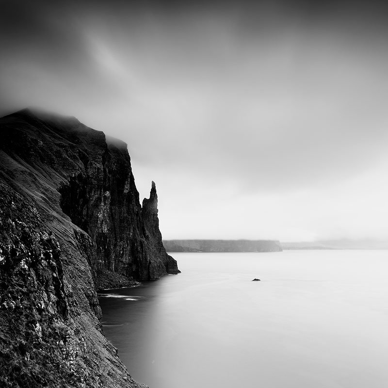 Trøllkonufingur Monolith Study 1 – Faroe Islands | Gerald Berghammer