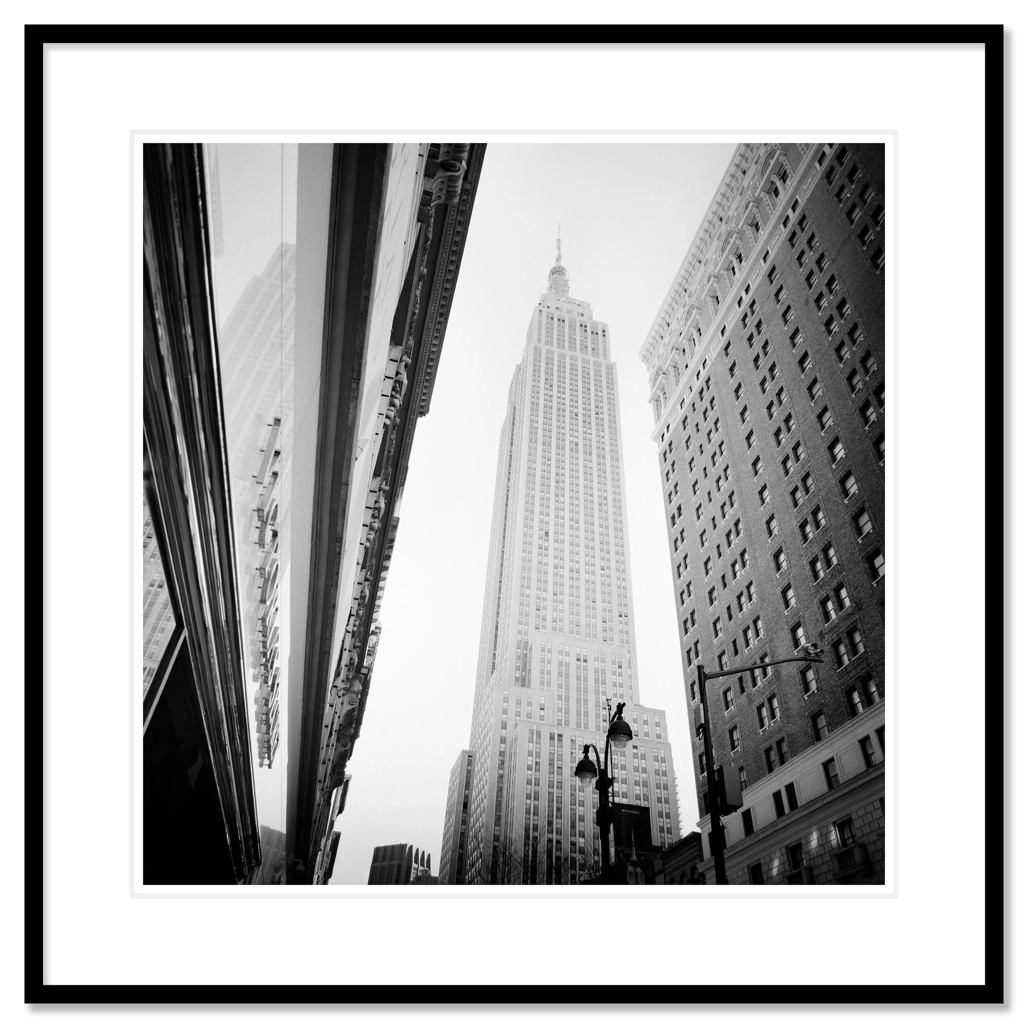 Victoria’s Secret Store by Gerald Berghammer presented in a black aluminium frame with white mount.