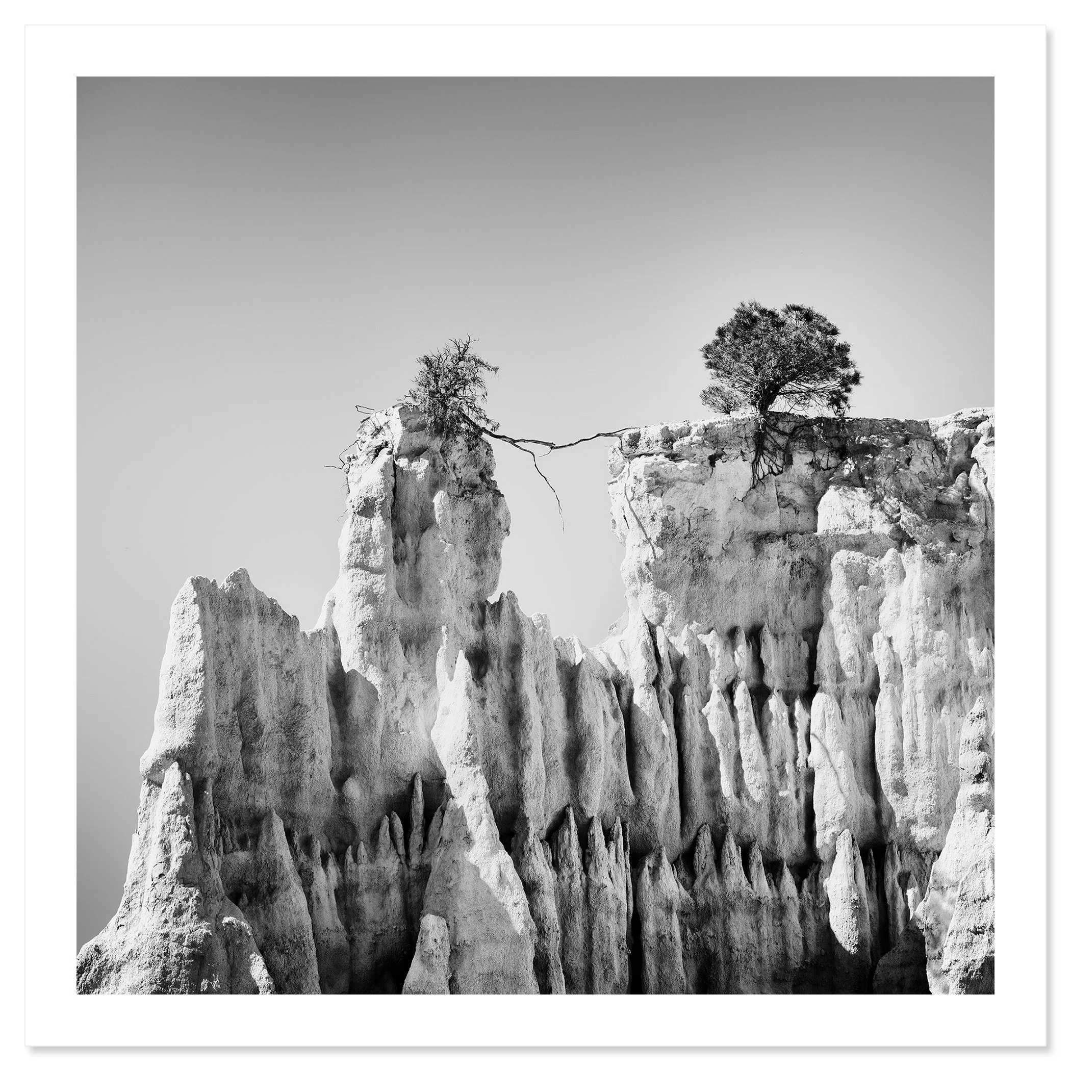 The Organs of Ille-sur-Tet Study 3 shown as an archival pigment print with a white border by Gerald Berghammer.