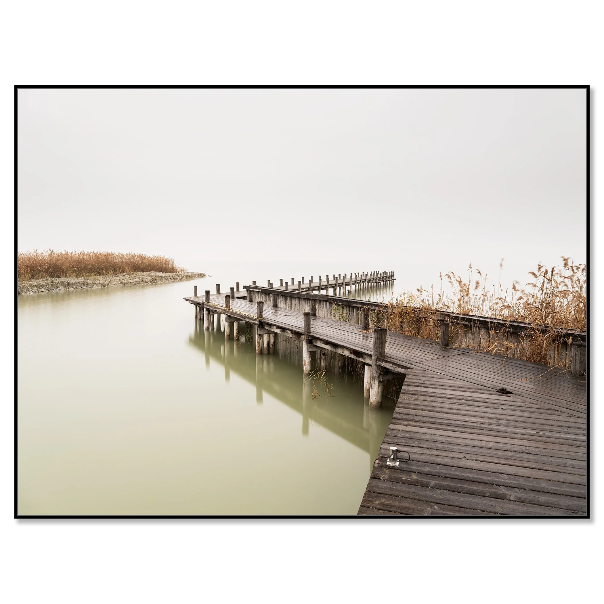 Silent Lake, Study 2 – Austria, colour photograph in a black aluminium ArtBox frame.