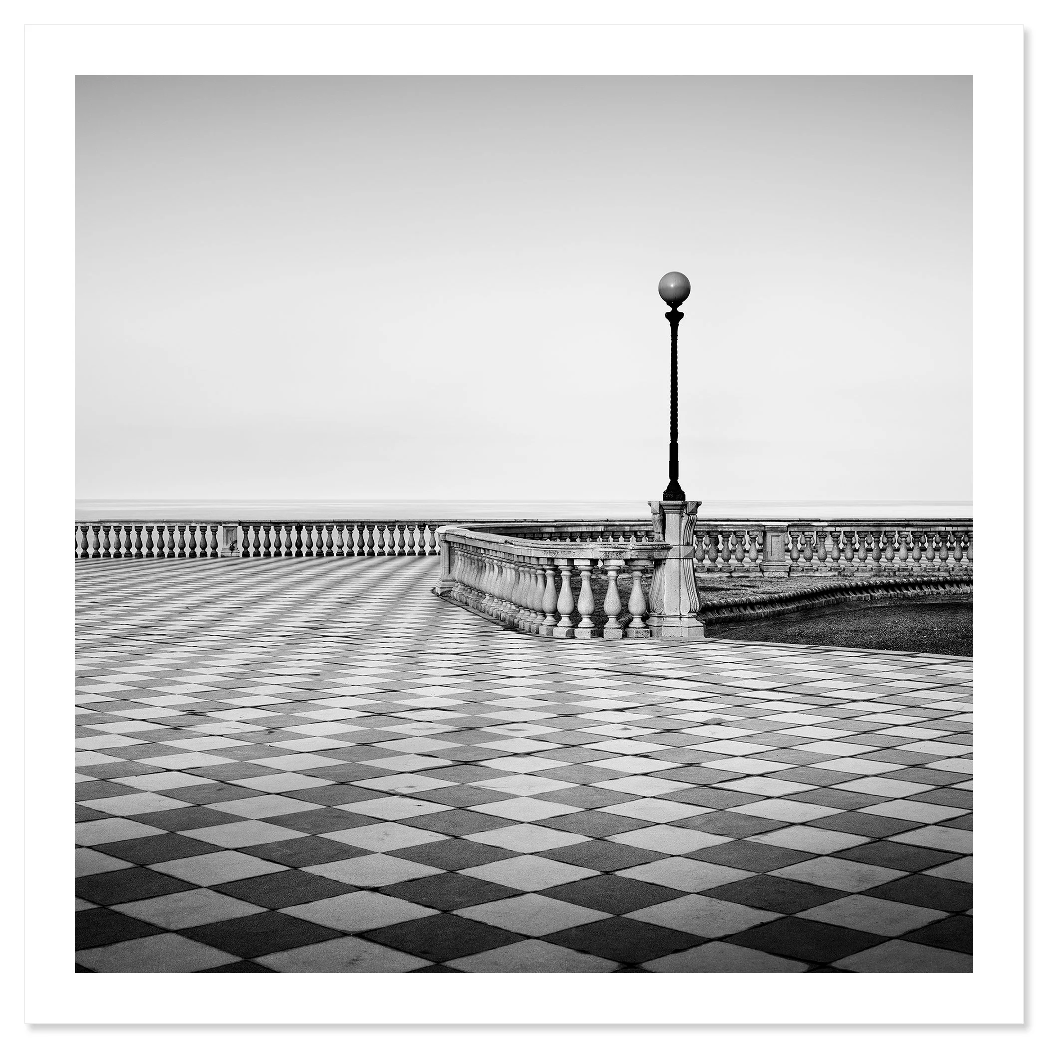 Terrazza Mascagni Study 1 by Gerald Berghammer shown as an archival pigment fine art print on Hahnemühle Photo Rag Baryta.