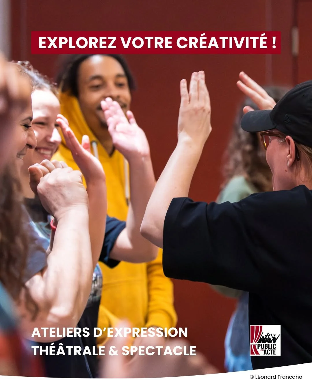 Les ateliers de Public en Acte offrent un parcours structur&eacute; de 40 s&eacute;ances, aboutissant &agrave; un spectacle en juin 2026. Encadr&eacute;s par des professionnels tels qu&rsquo;Anne-Christelle Zanzen @anne_chz , ils favorisent l&rsquo;e