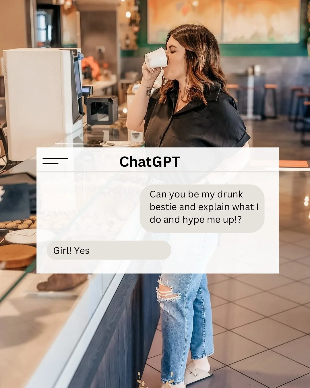 ChatGPT really is the best hype girl! ✨Absolutely loving this trend! 

#chatgpt #chatgptprompts #virtualassistants #virtualassistantcoach #vaforhire #sahm #militarywife #womenownedsmallbusiness
