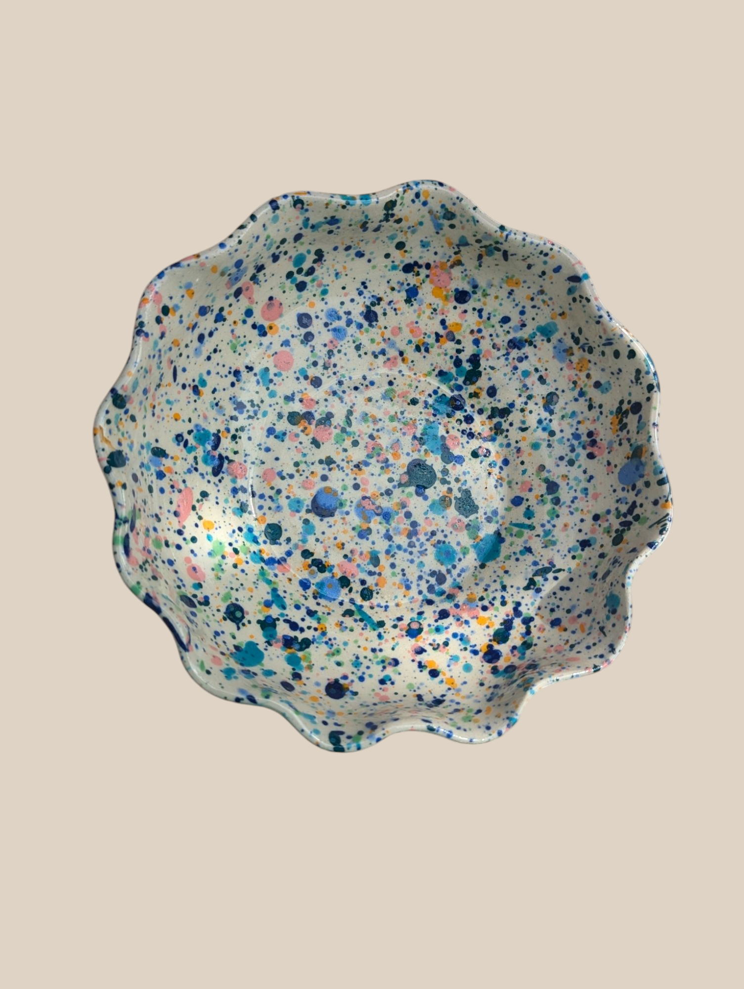 Confetti Scalloped Dish