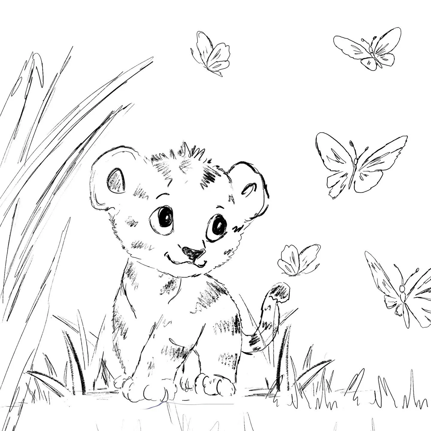It's been a really busy couple of months and I've let Instagram fall by the wayside a bit. So, I thought I'd post a couple of sketches from a cute, little Tiger book that I recently worked on for Page Publications. 🐯

Colour work to follow soon. 🎨
