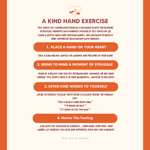 Self Compassion 1 Page digital Download