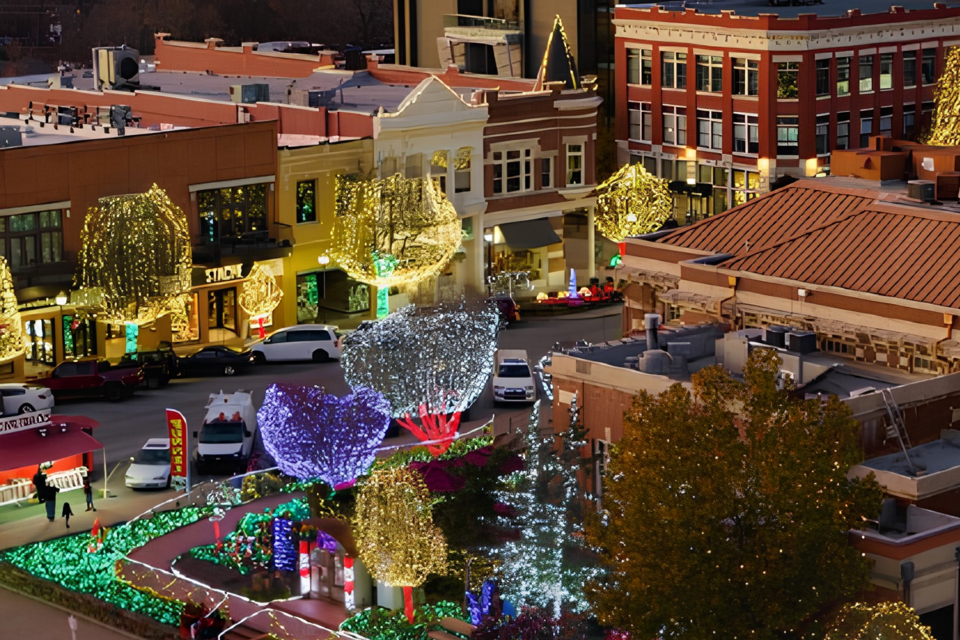 Book hotel, Fayetteville, Arkansas, USA