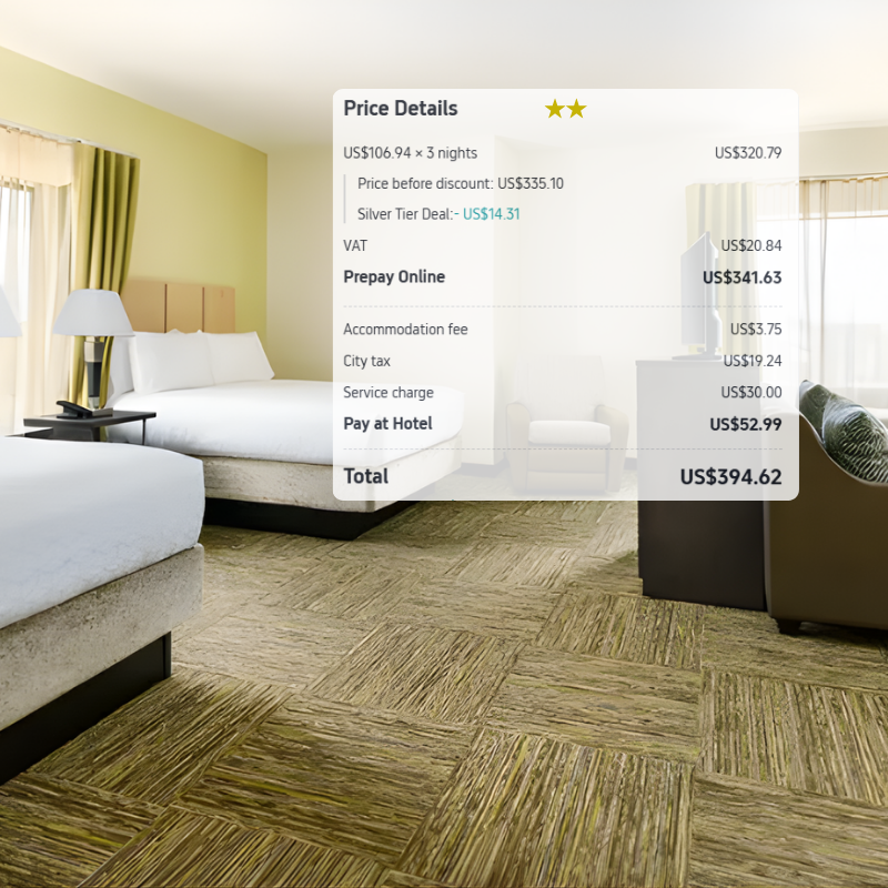 Candlewood Suites ORLANDO - LAKE BUENA VISTA. Studio Suite 2 Queen Beds.png