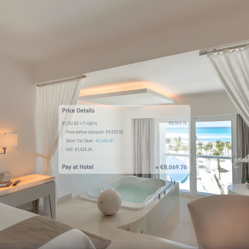 Le Blanc Spa Resort Cancun Adults Only All-Inclusive. Royale Honeymoon Suite Ocean Front View .png