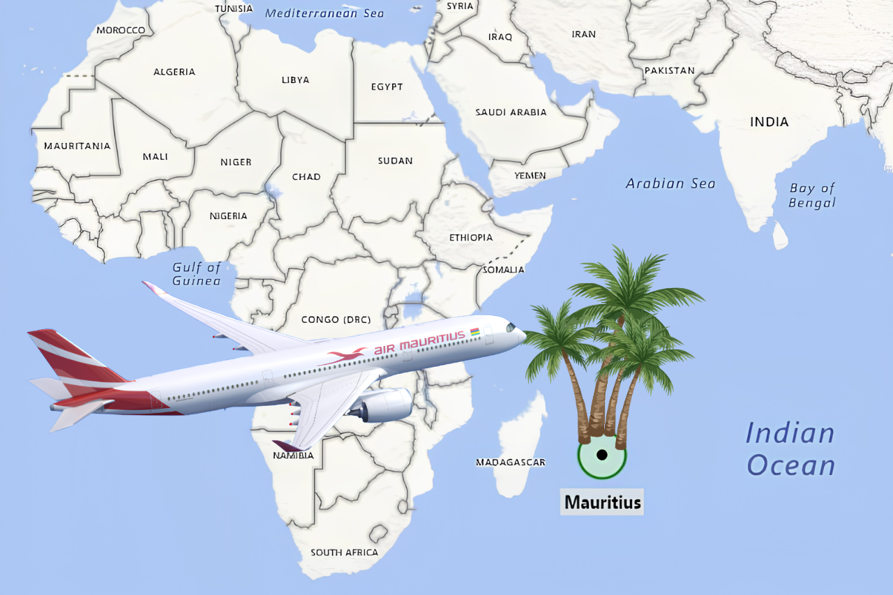 Book a flight Mauritius