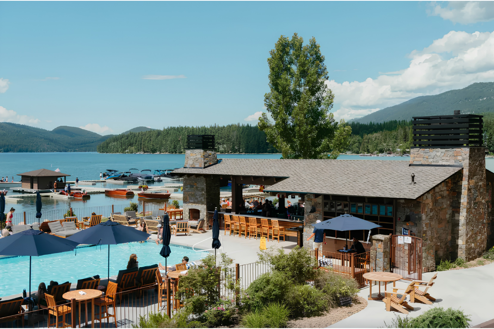 The Lodge at Whitefish Lake, Montana, USA