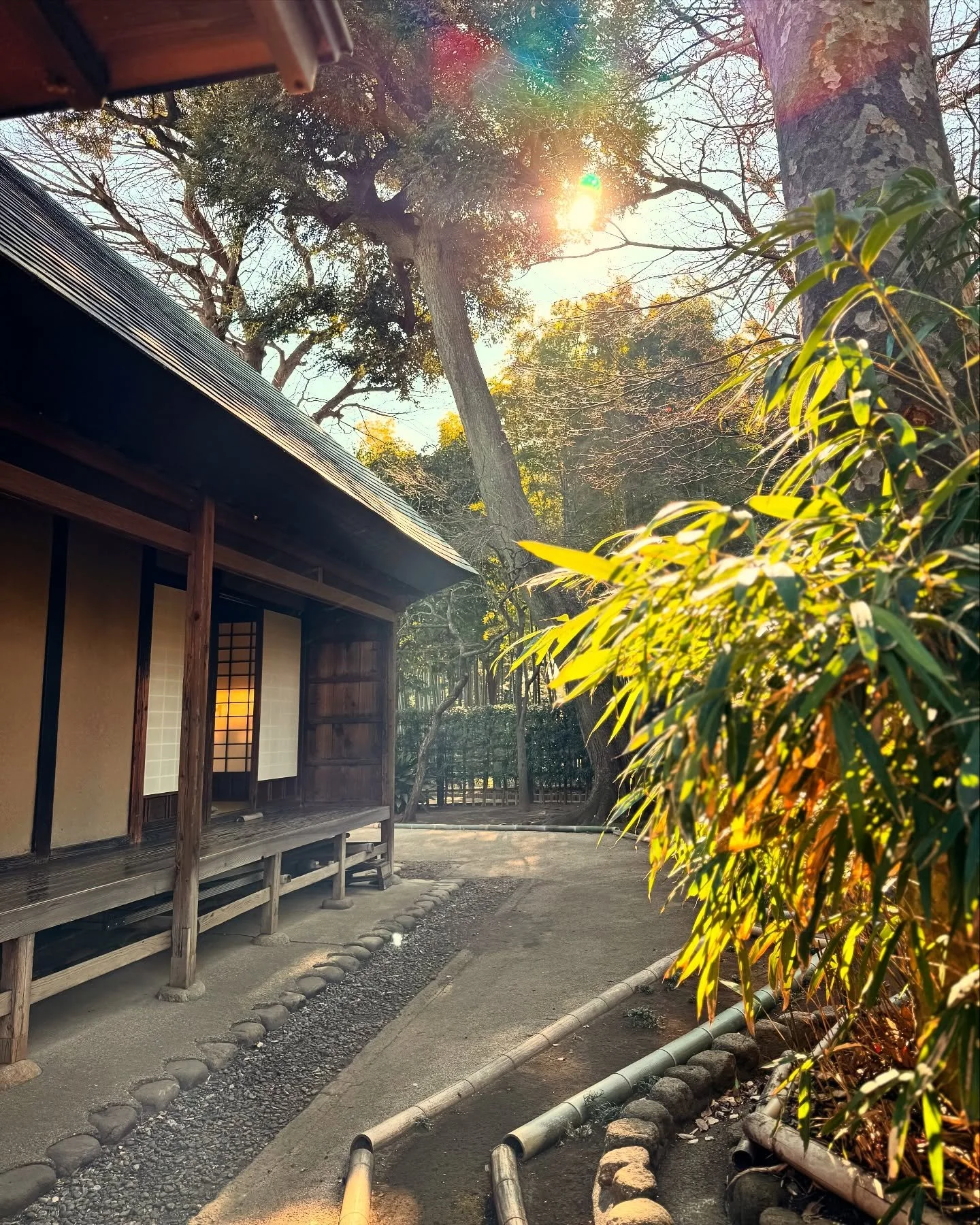 We went for a walk and stumbled across this old &lsquo;Kominka&rsquo; (old house). 
&bull;
The historic Kuriyama residence in Meguro was built during the Edo period and altered sometime in the 1850s. It was once the home of an esteemed family. 
The h