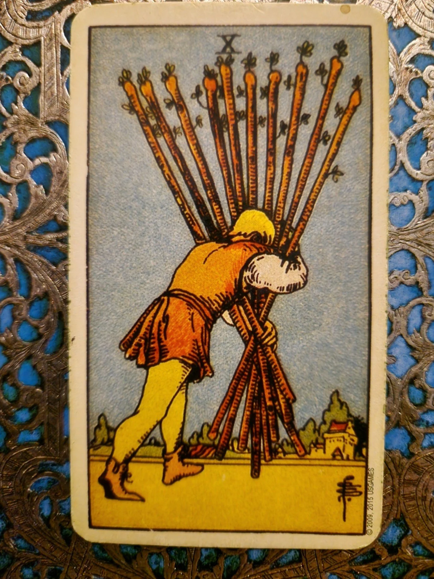 Lord of Oppression! 10 of Wands