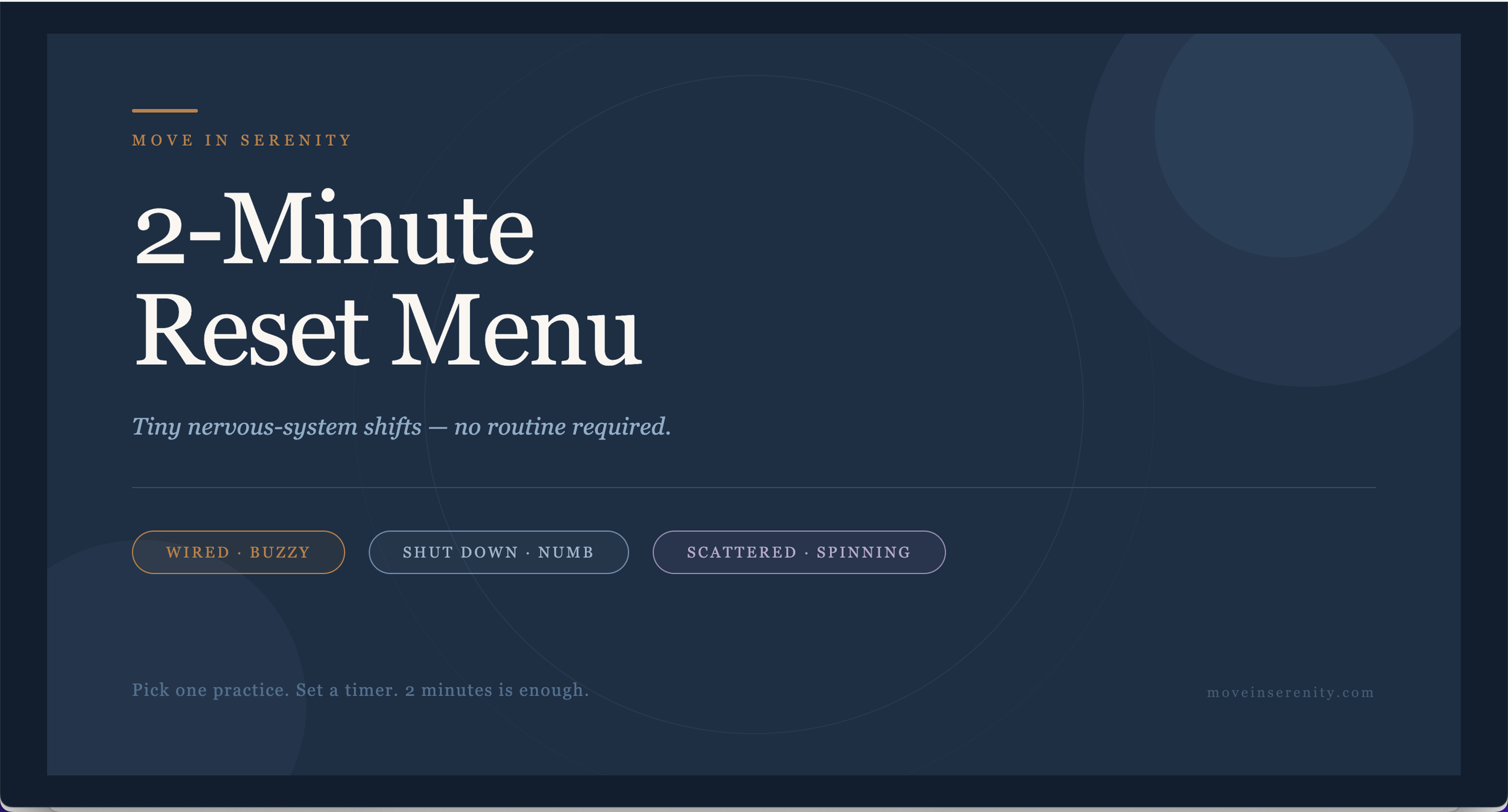 FREE Reset Menu