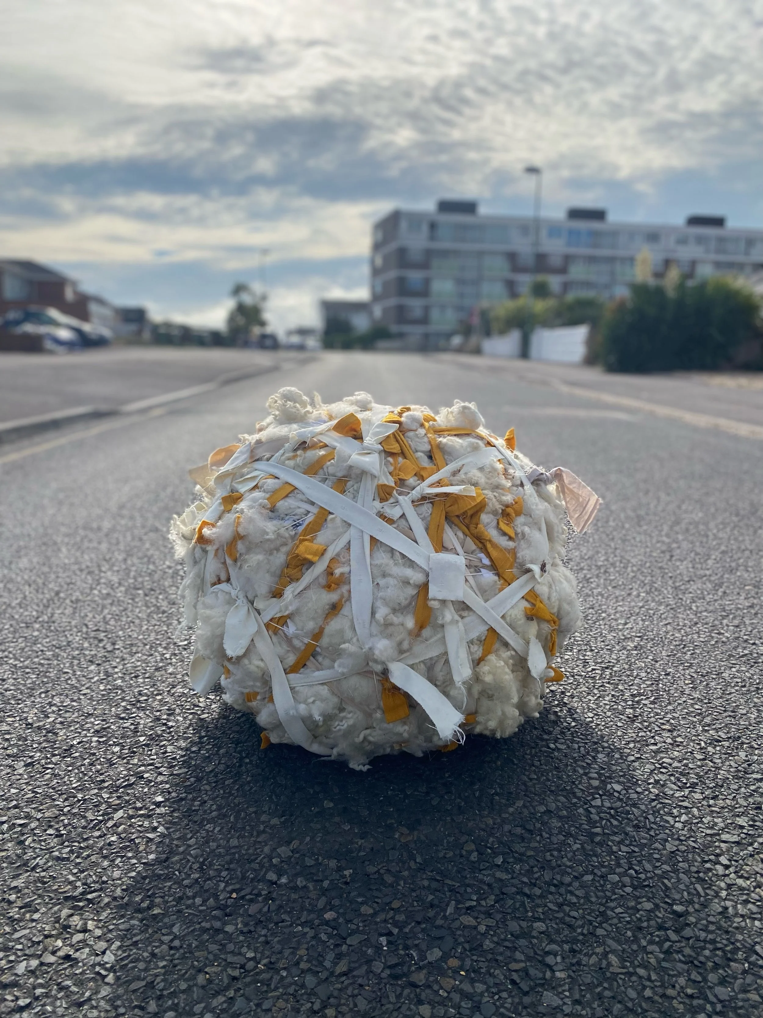 When Can We Play Again? soft sculpture