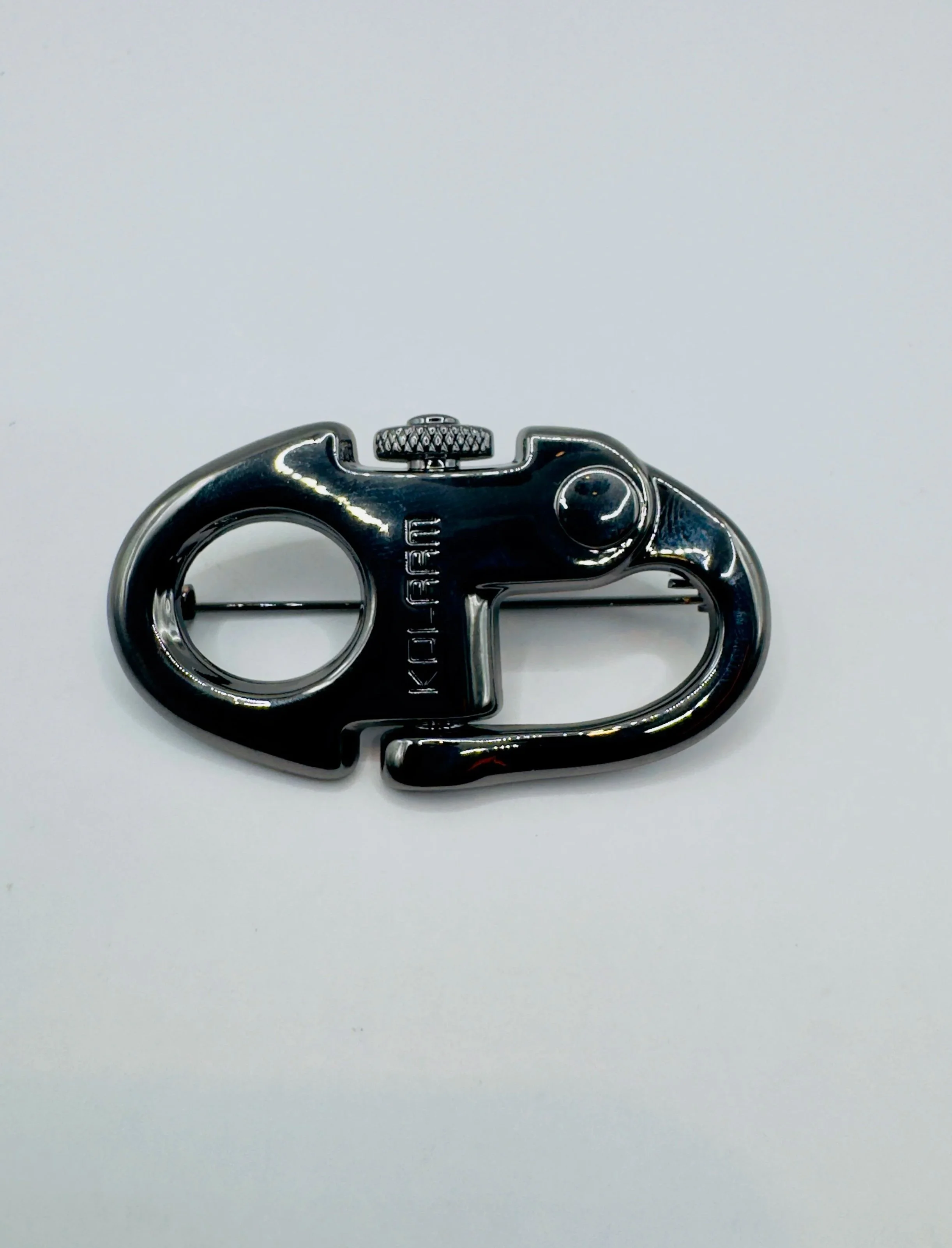 BROOCH GUN METAL KOLAAM®