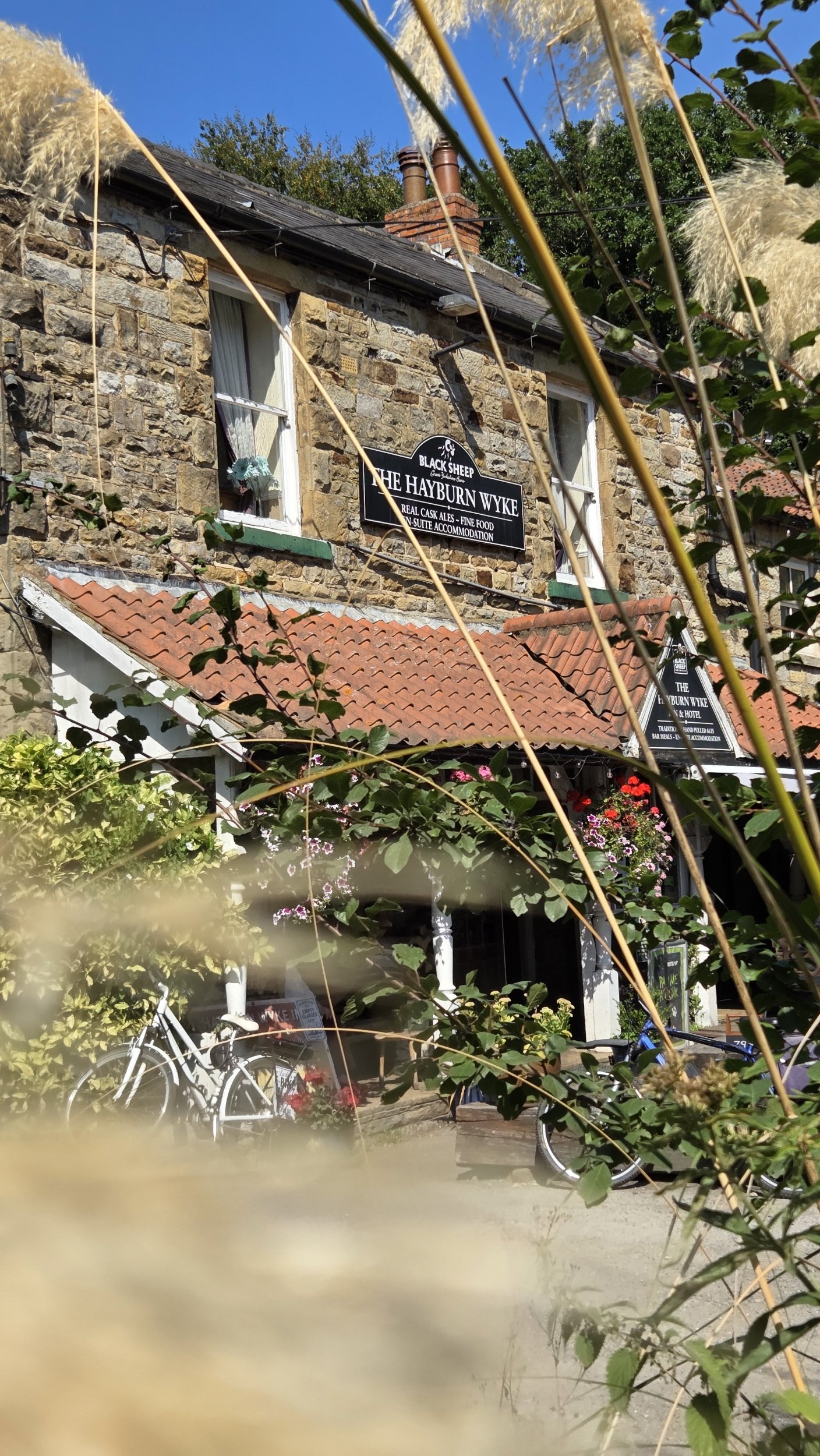 Hayburn Wyke Inn near the Cleveland Way in North Yorkshire